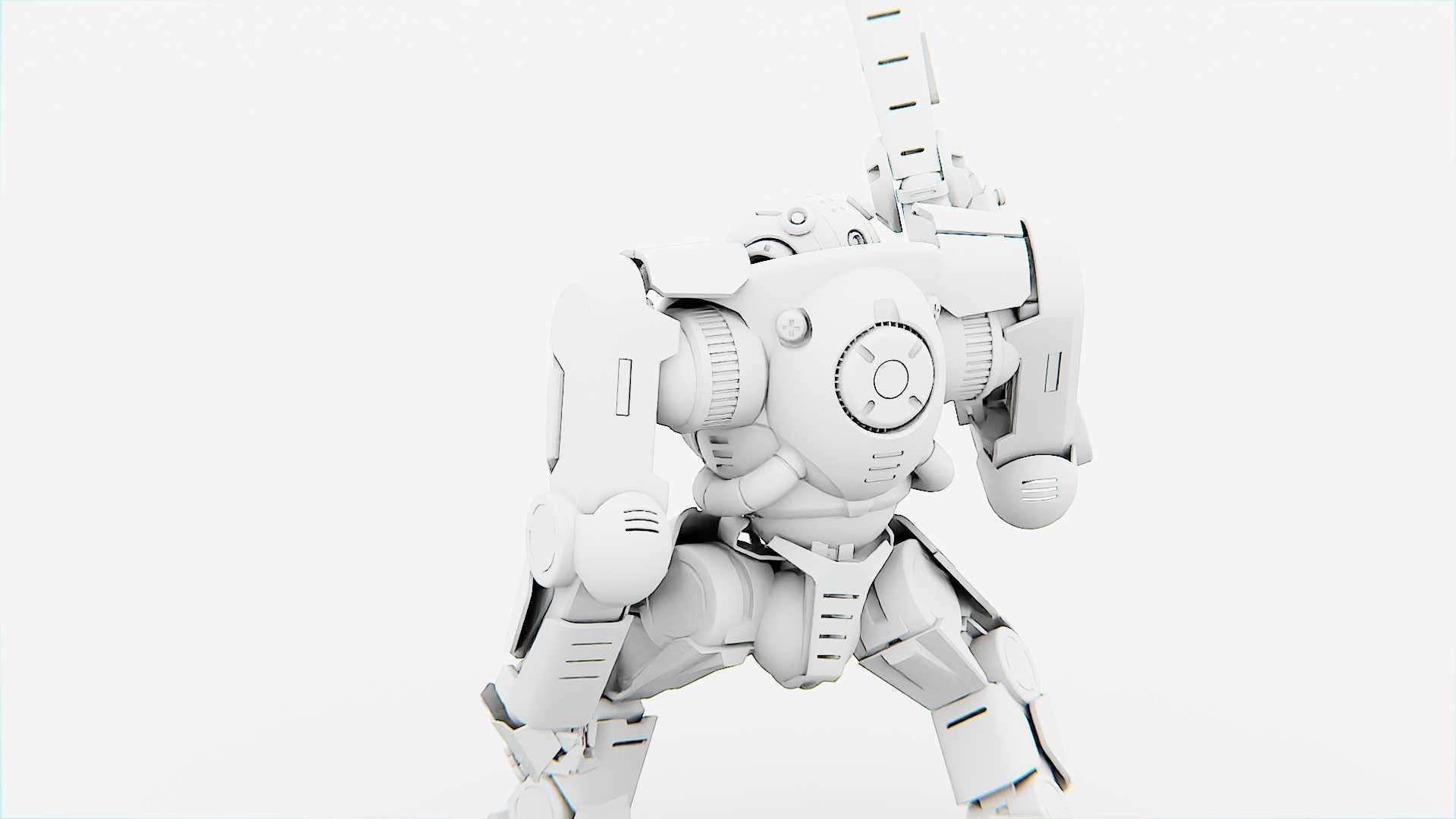 DOOM FIGHTER-V2   RIGGED 3D model_31