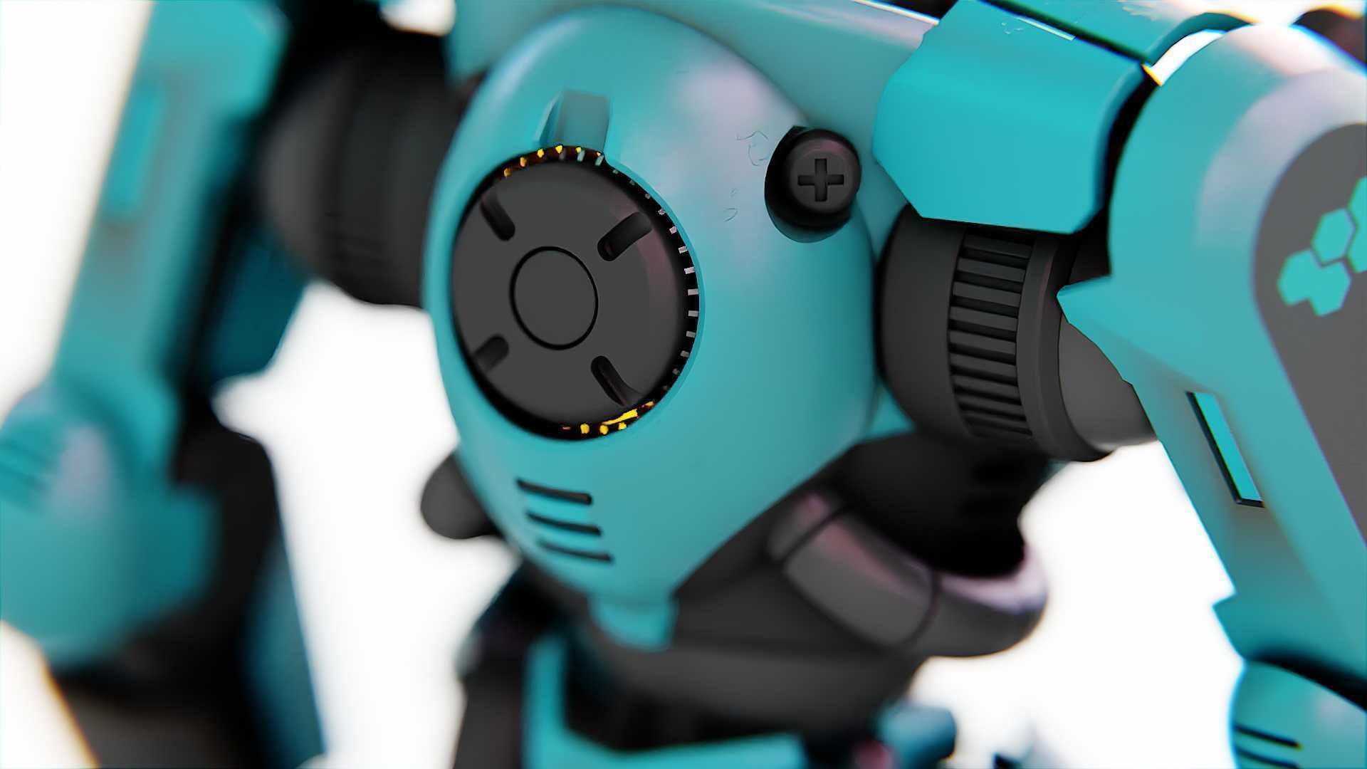 DOOM FIGHTER-V2   RIGGED 3D model_15