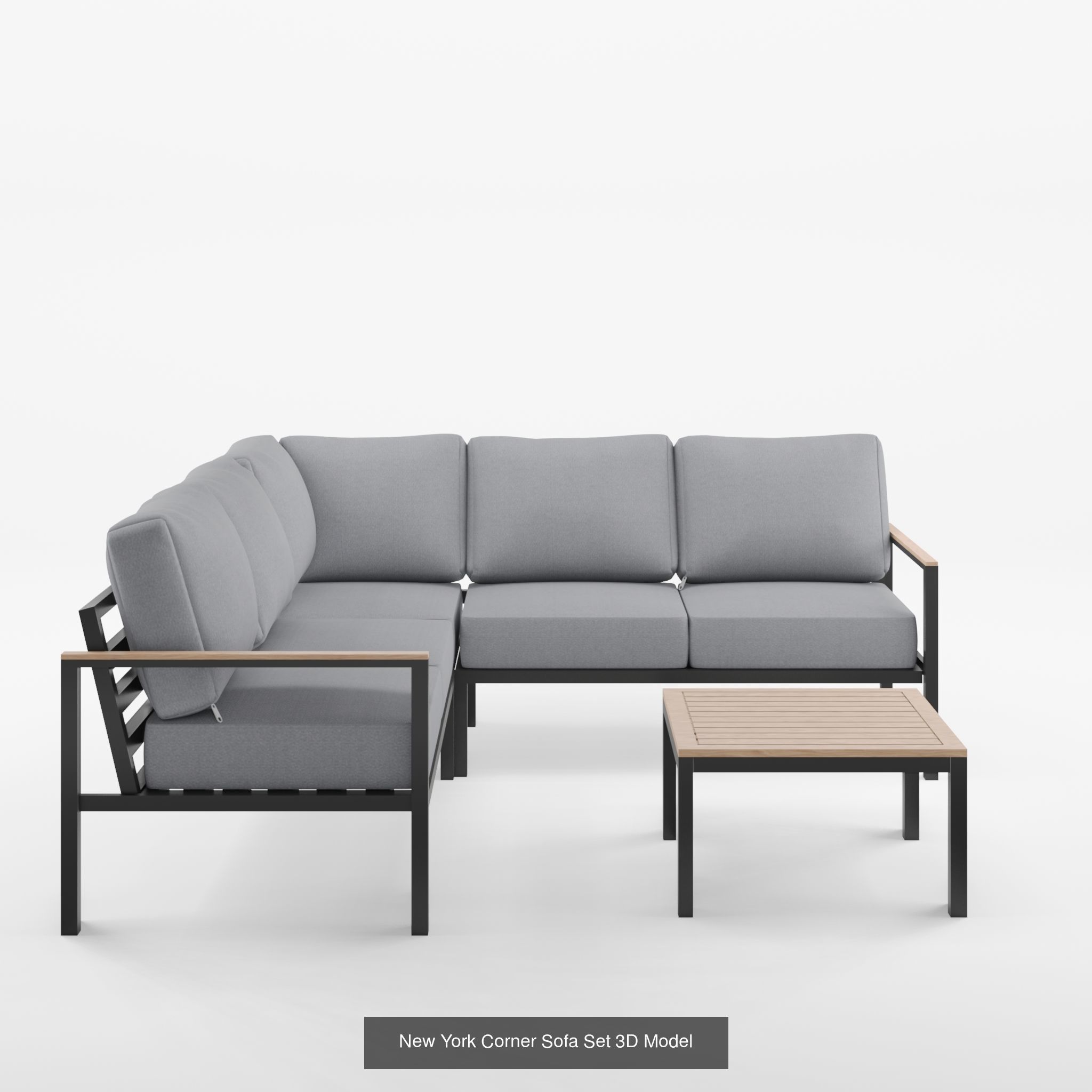 Collection-3 of Sofa Set 3D Models - 5 Models _3