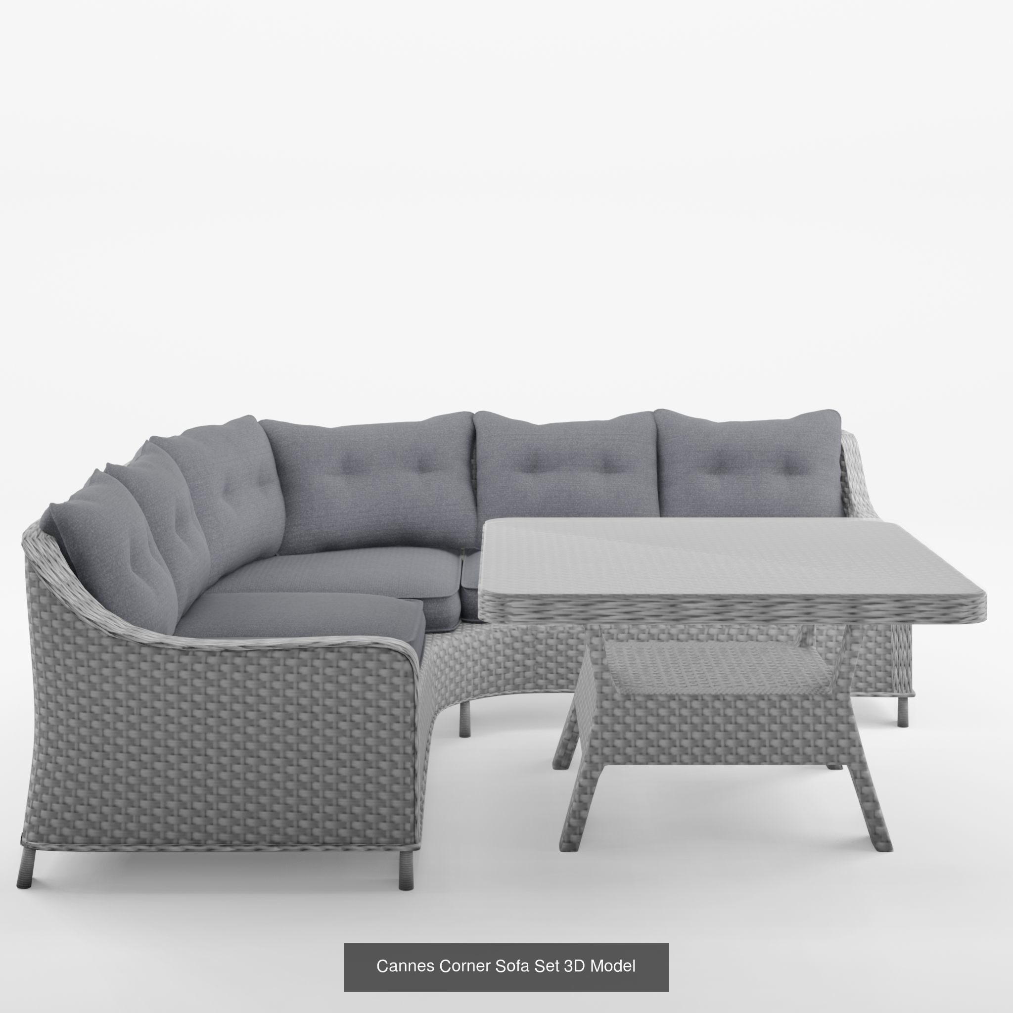 Collection-3 of Sofa Set 3D Models - 5 Models _1