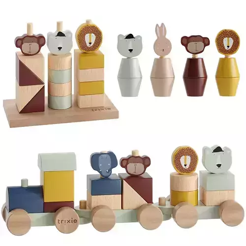 TRIXIE Wooden Animal Toy for Kids 01