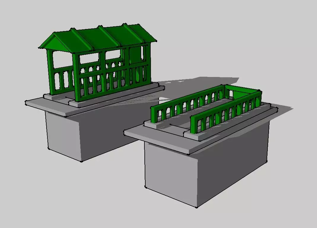 Subway Entrance overhead covered by Outland Models 3D Printable 3D print model_0