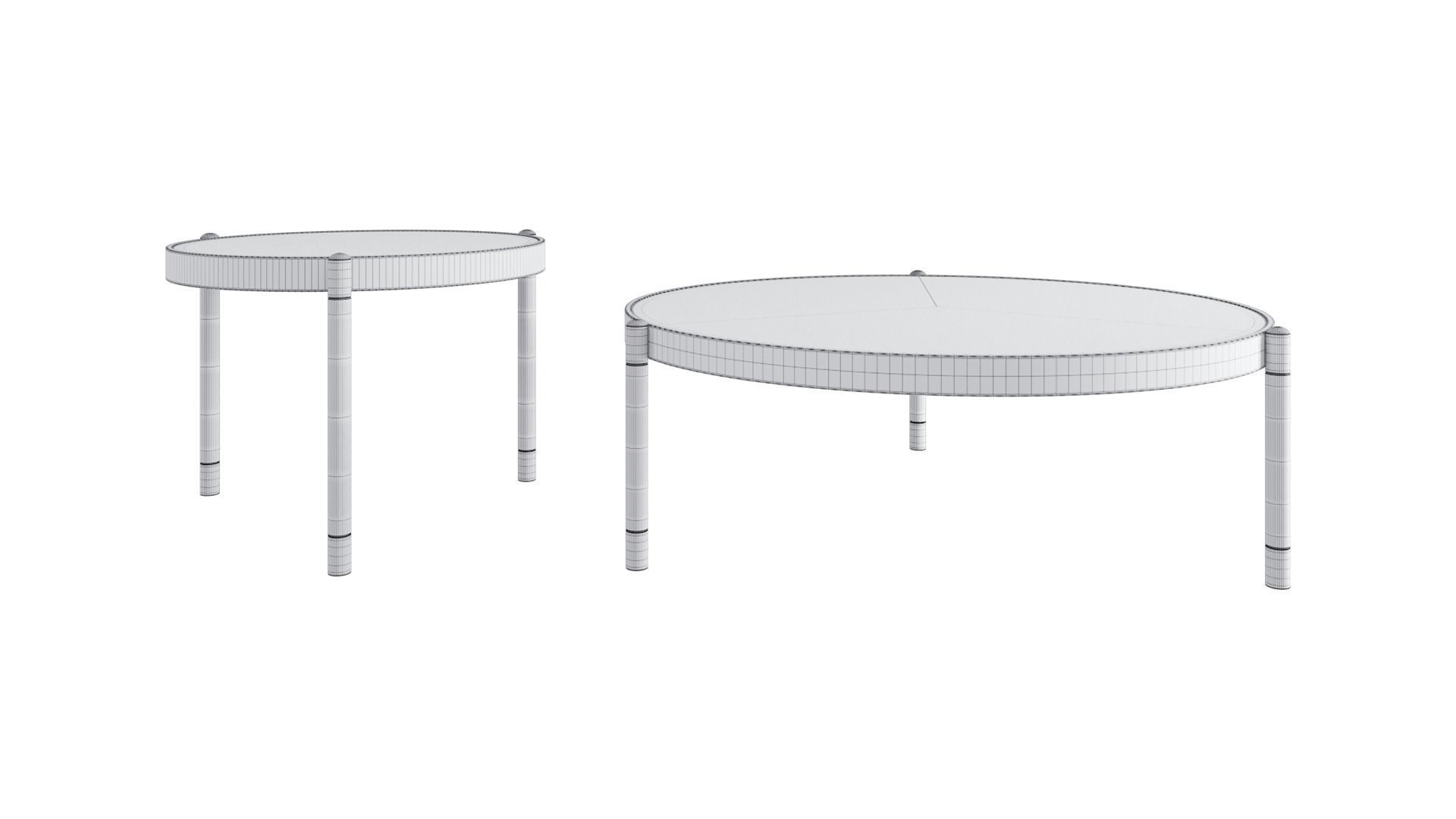 Sanremo coffee tables 3D model_6