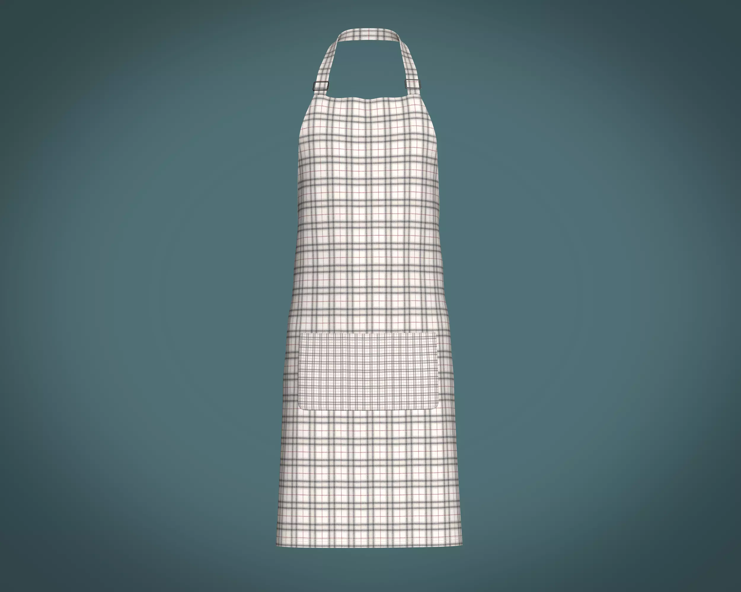 Apron-Checked V2 3D model