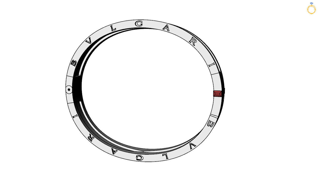 Bvlgari Bracelet 3D print model_9