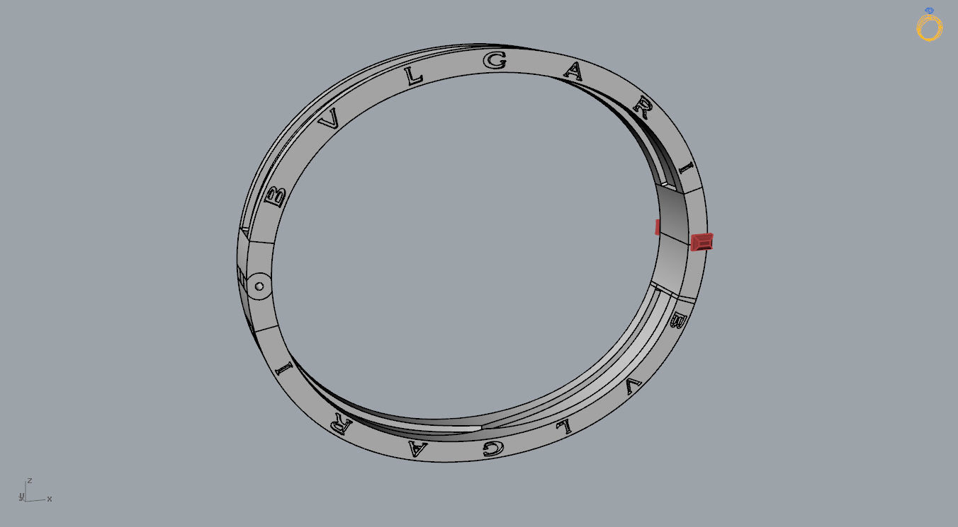 Bvlgari Bracelet 3D print model_8