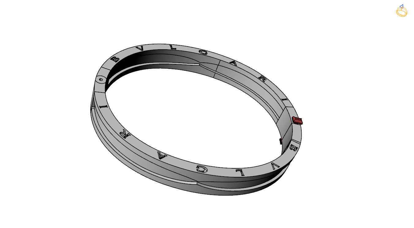 Bvlgari Bracelet 3D print model_11