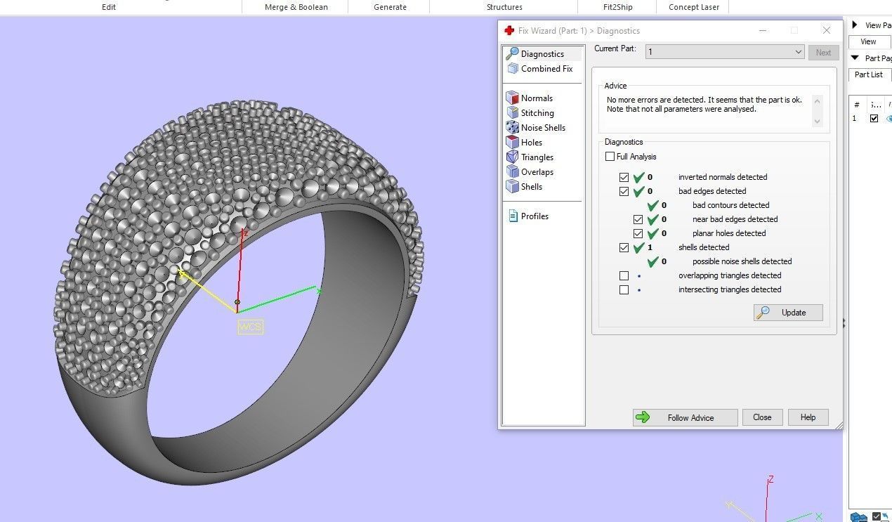 Ring with Heart shape 3D print model_4