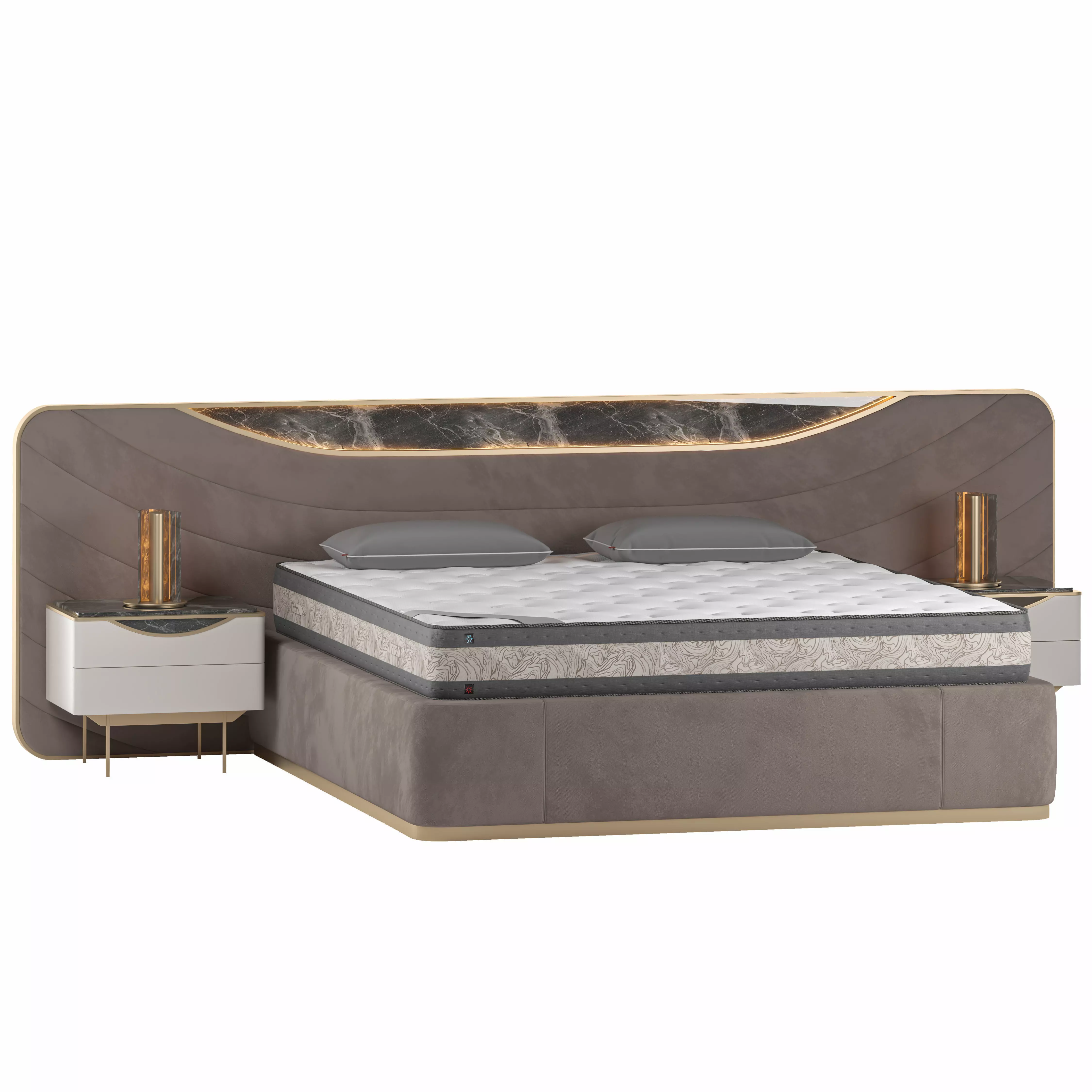 MOON BED 3D model