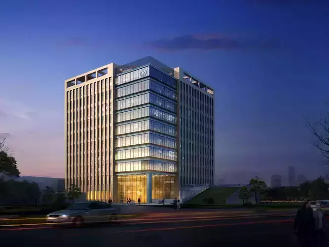 3Dmax fashion city commercial square building 409