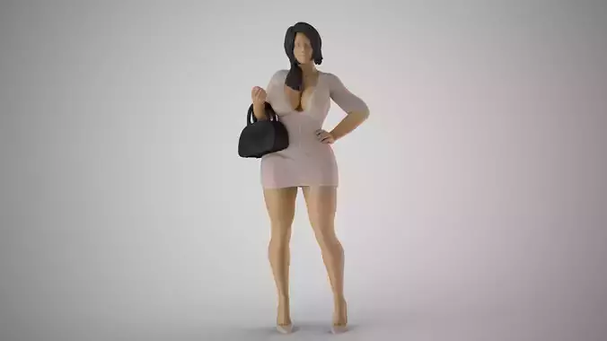 Cosmopolitan Girl 2 3D print model
