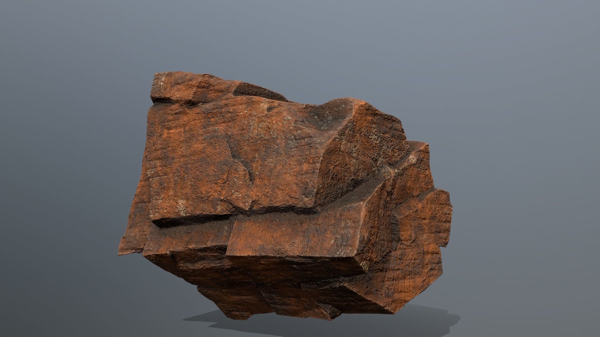 desert rocks Low-poly 3D model_11