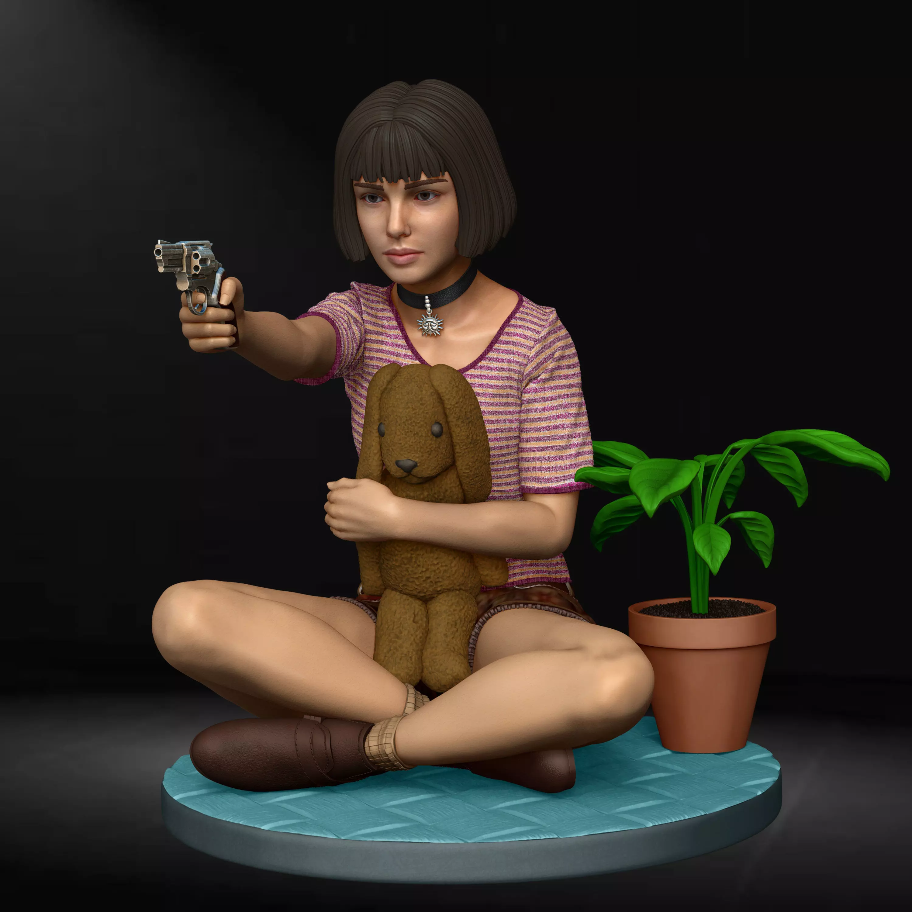  Mathilda  3D print model_0