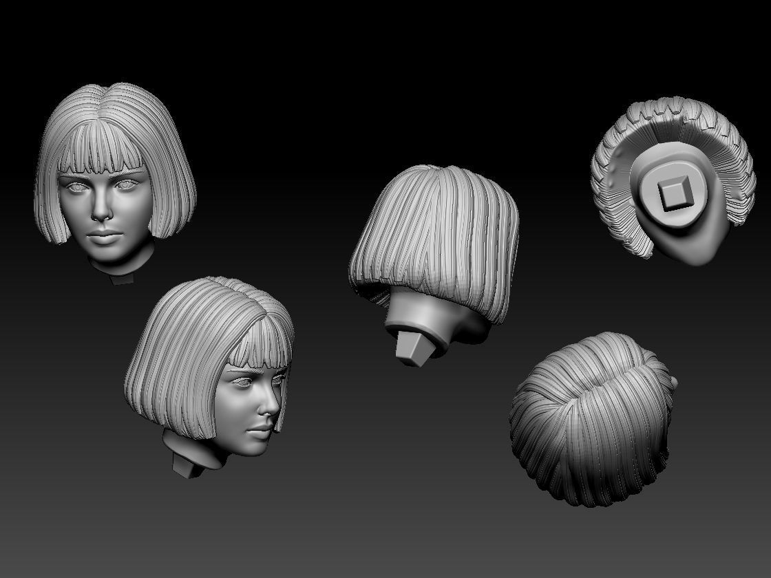  Mathilda  3D print model_14