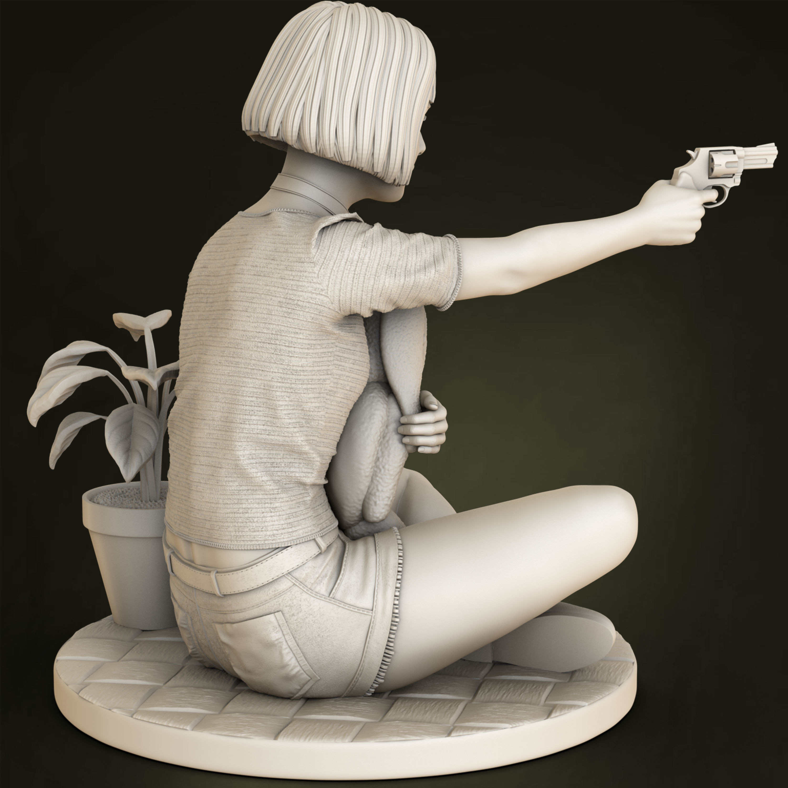  Mathilda  3D print model_2