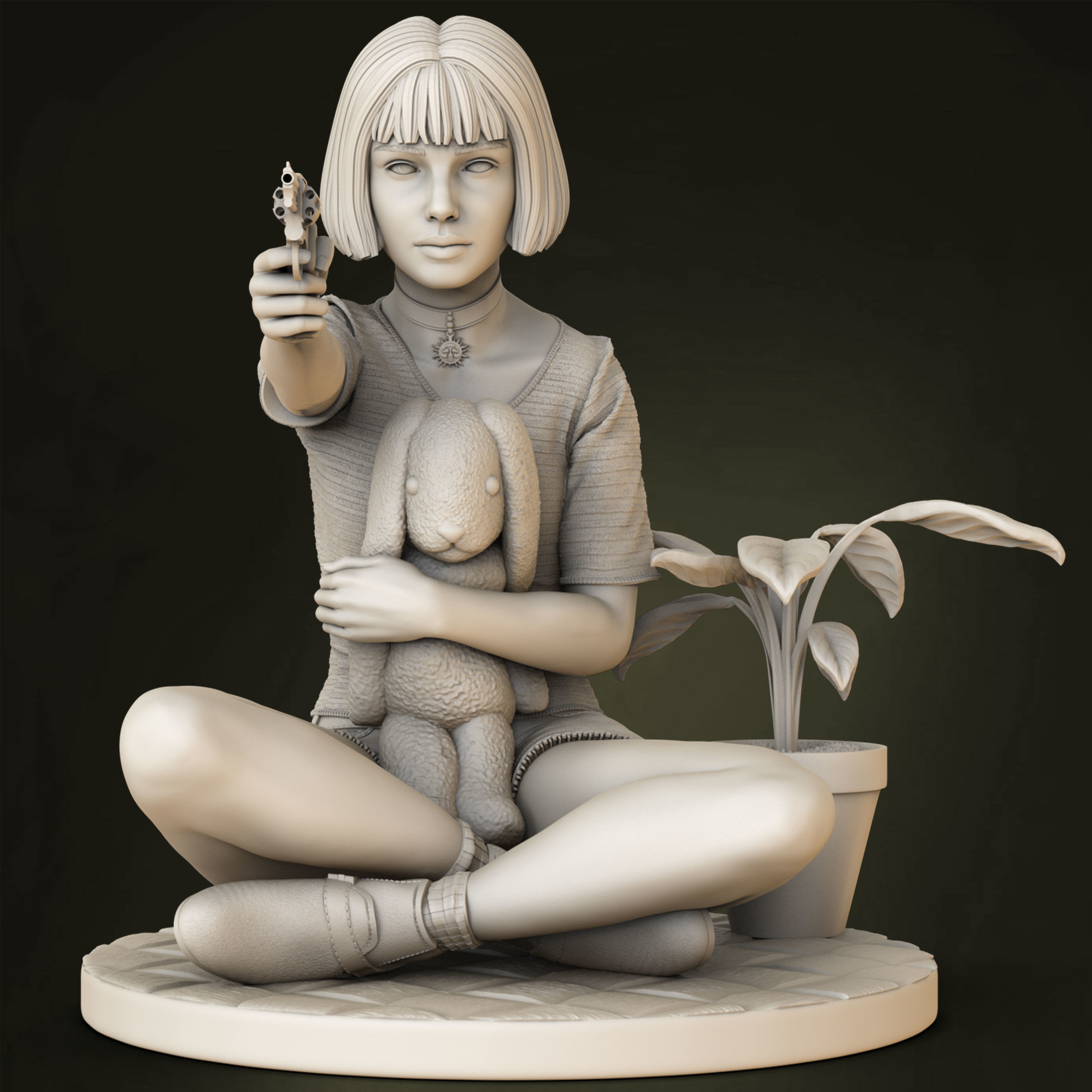  Mathilda  3D print model_3