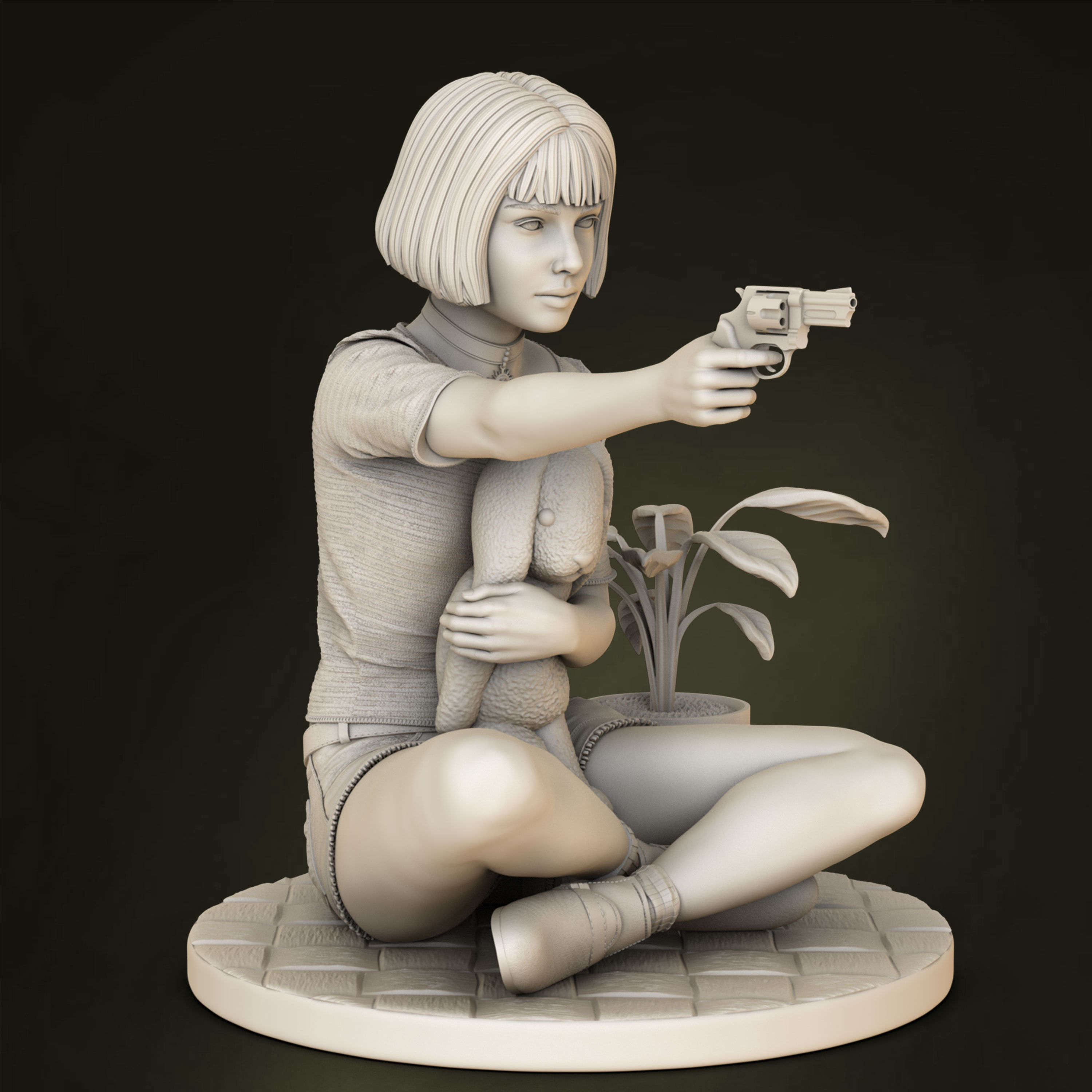  Mathilda  3D print model_1