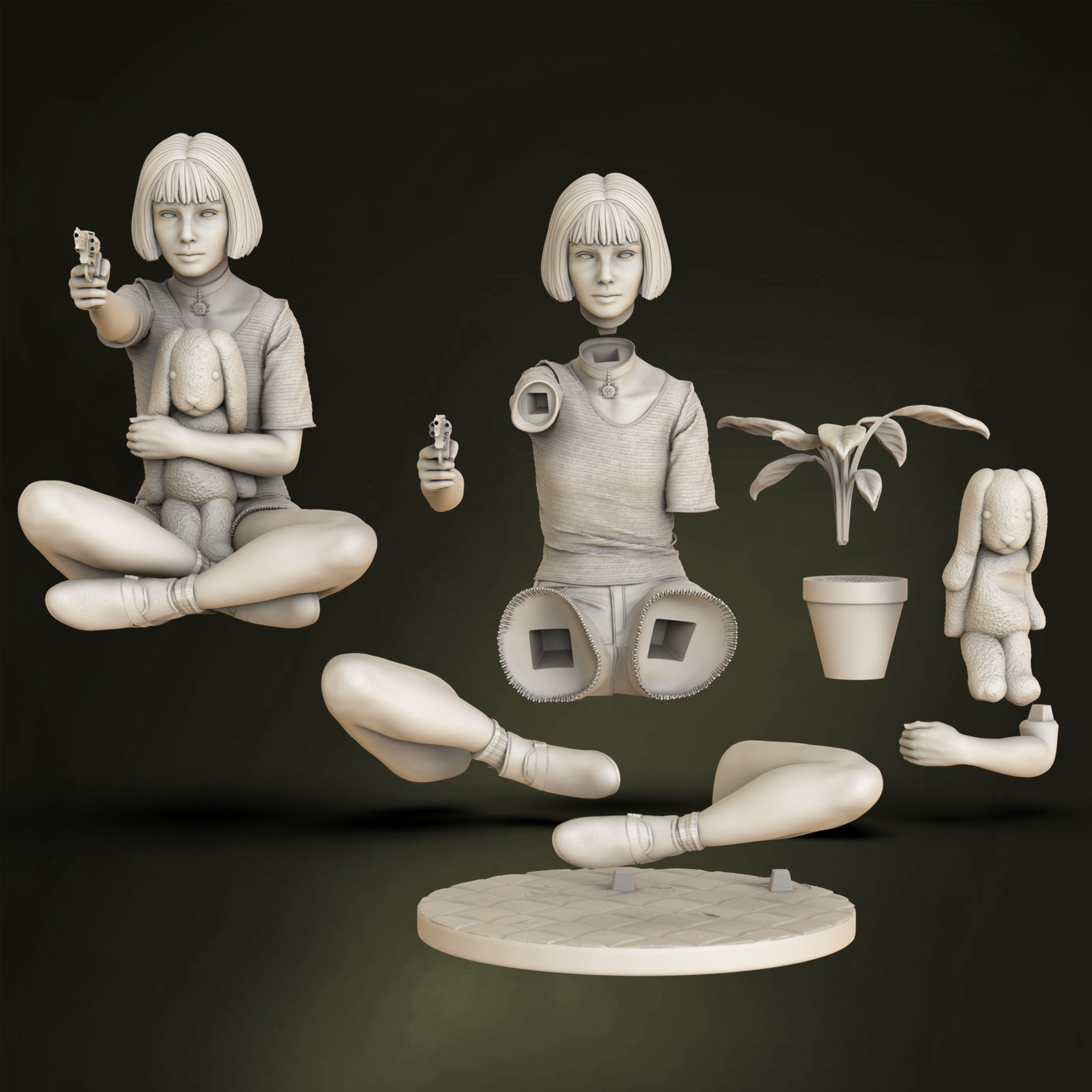  Mathilda  3D print model_9