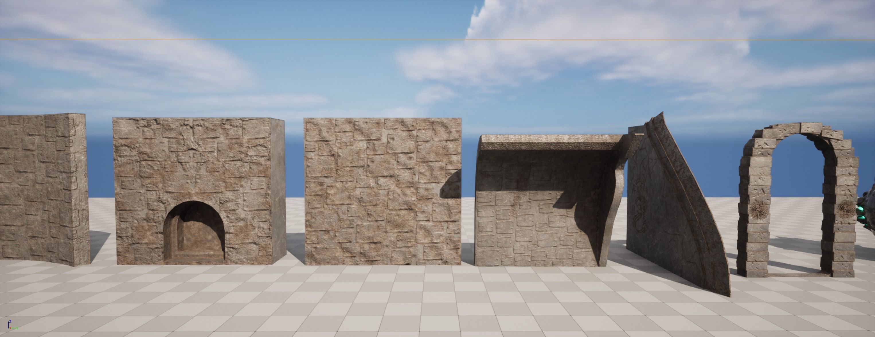 HellCage Environment dungeon  Low-poly 3D model_7