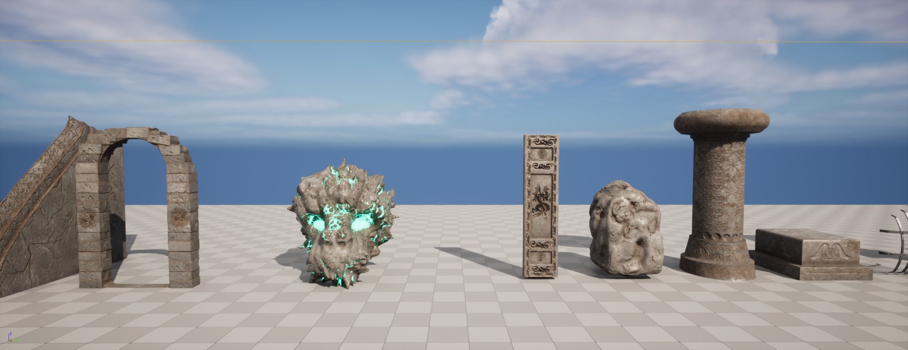 HellCage Environment dungeon  Low-poly 3D model_20