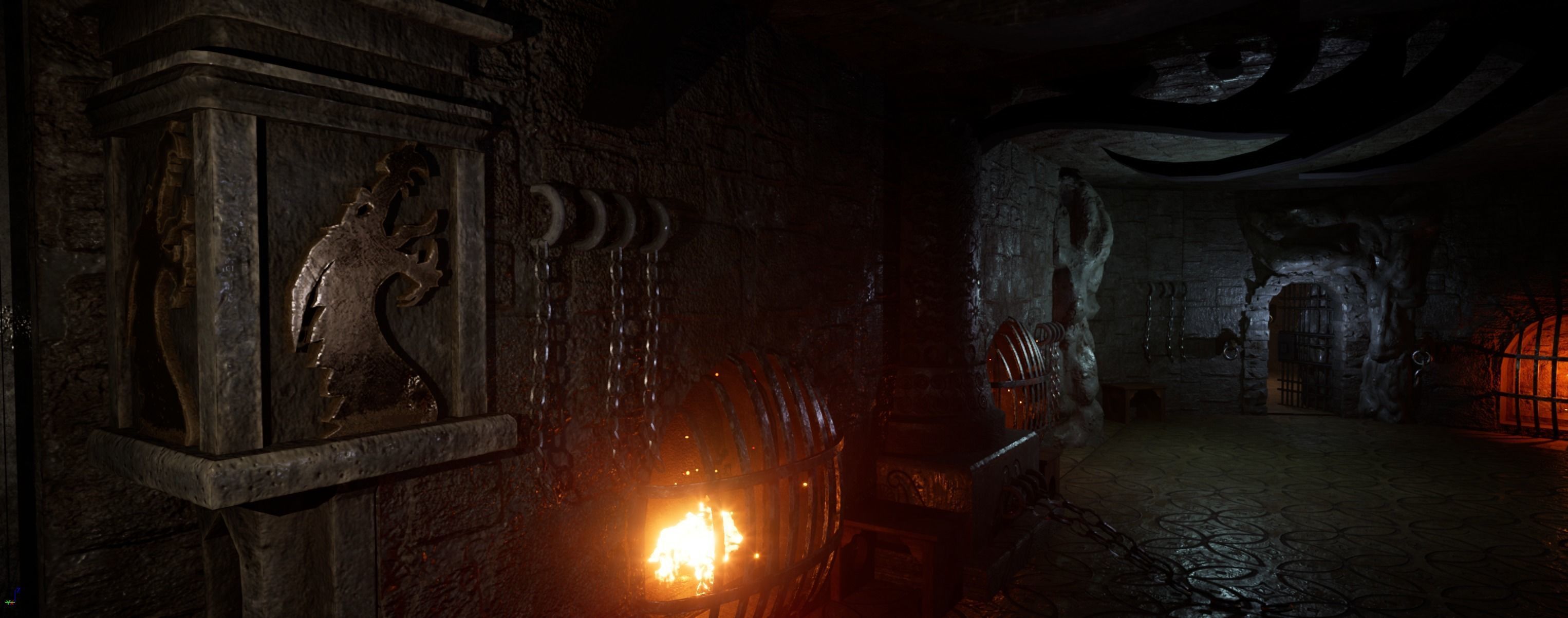 HellCage Environment dungeon  Low-poly 3D model_15