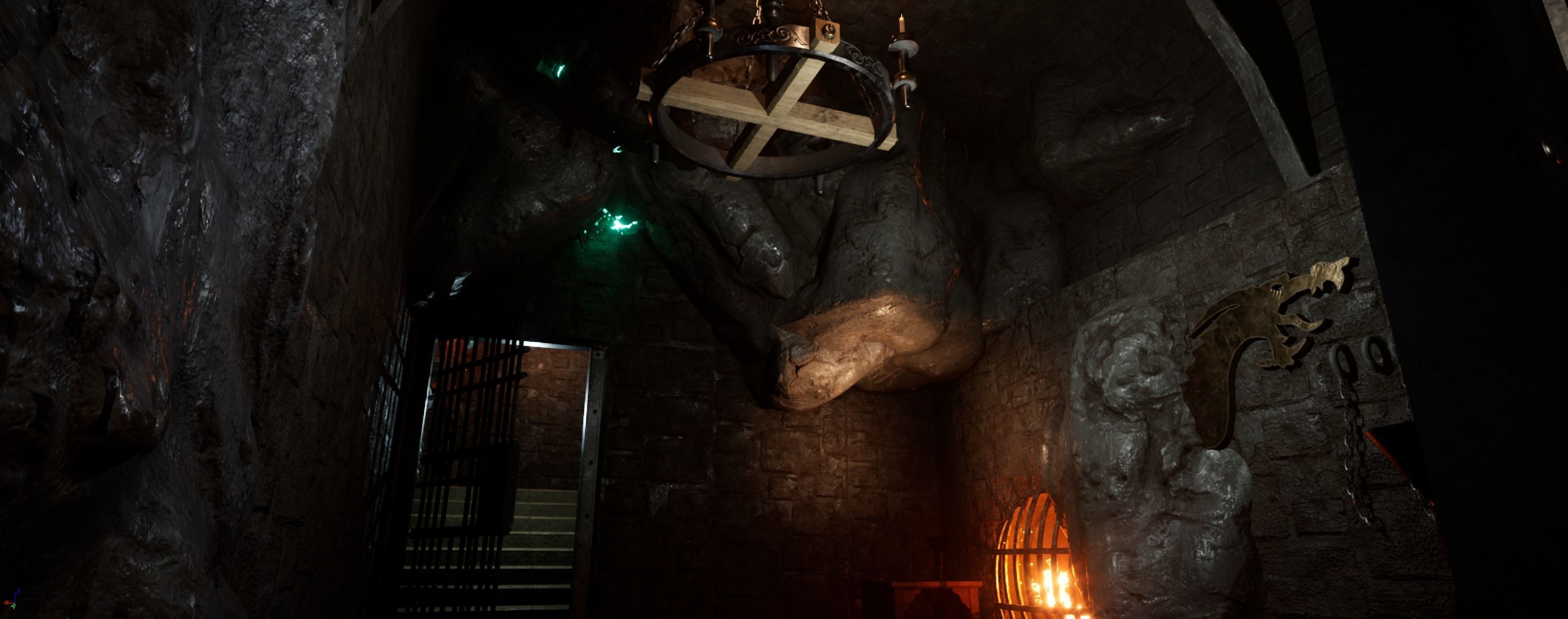 HellCage Environment dungeon  Low-poly 3D model_16