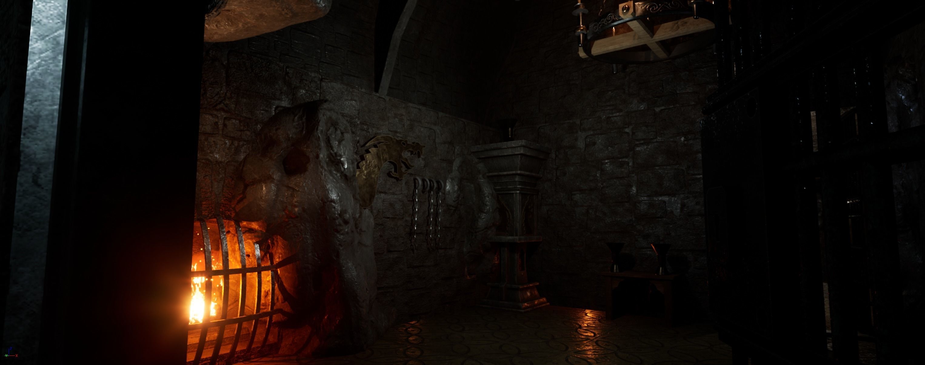 HellCage Environment dungeon  Low-poly 3D model_11