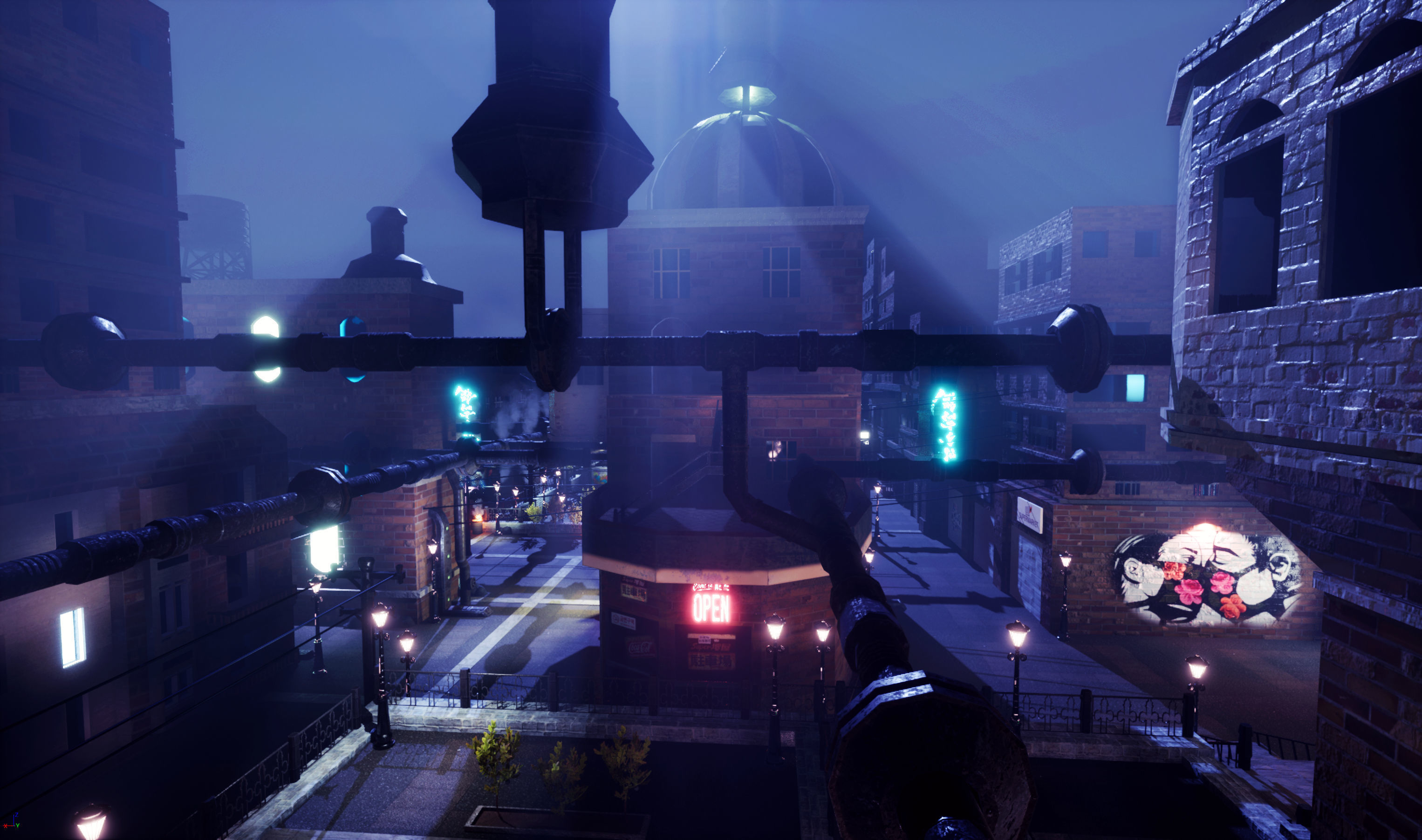 UnderCity Low-poly 3D model_2