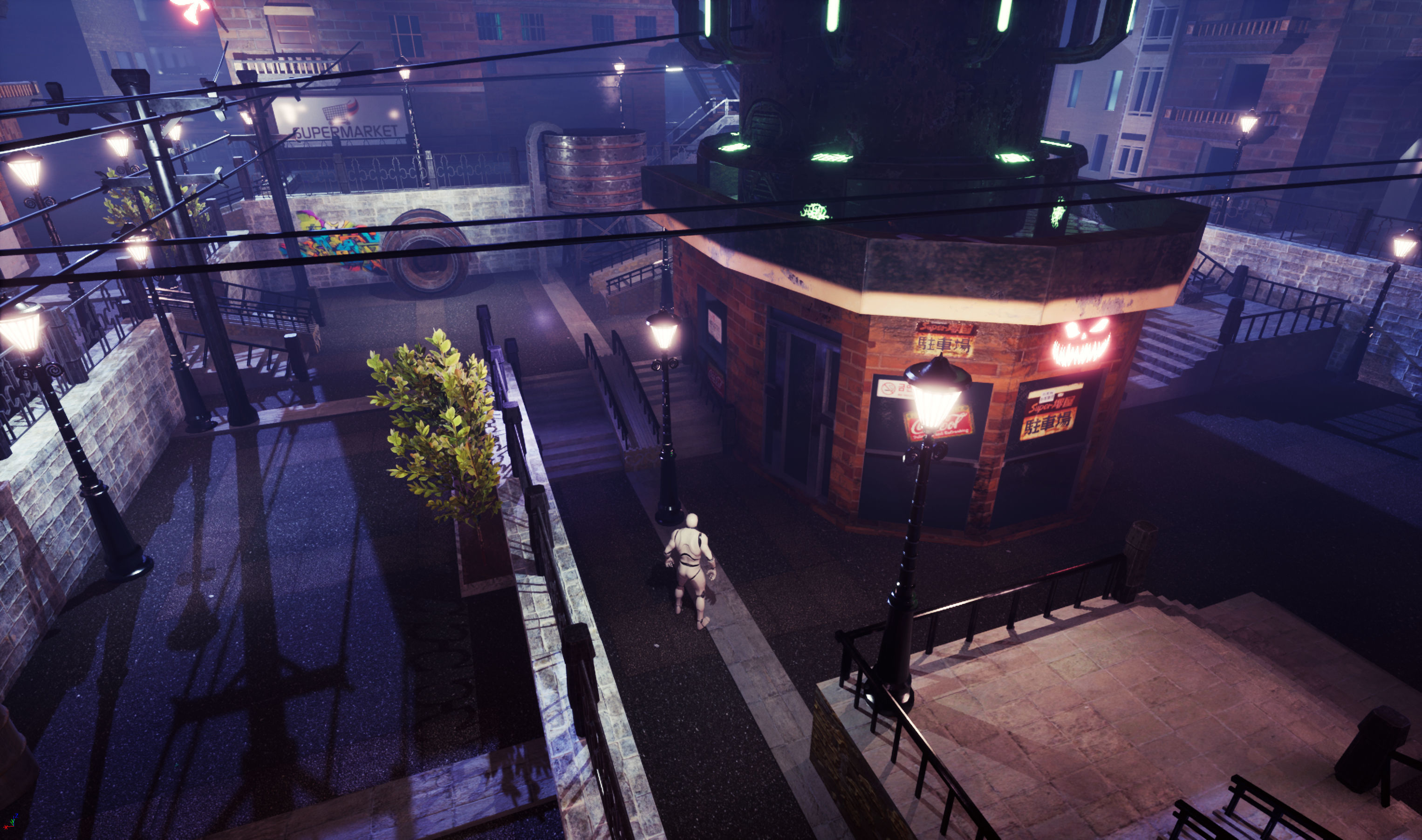 UnderCity Low-poly 3D model_4