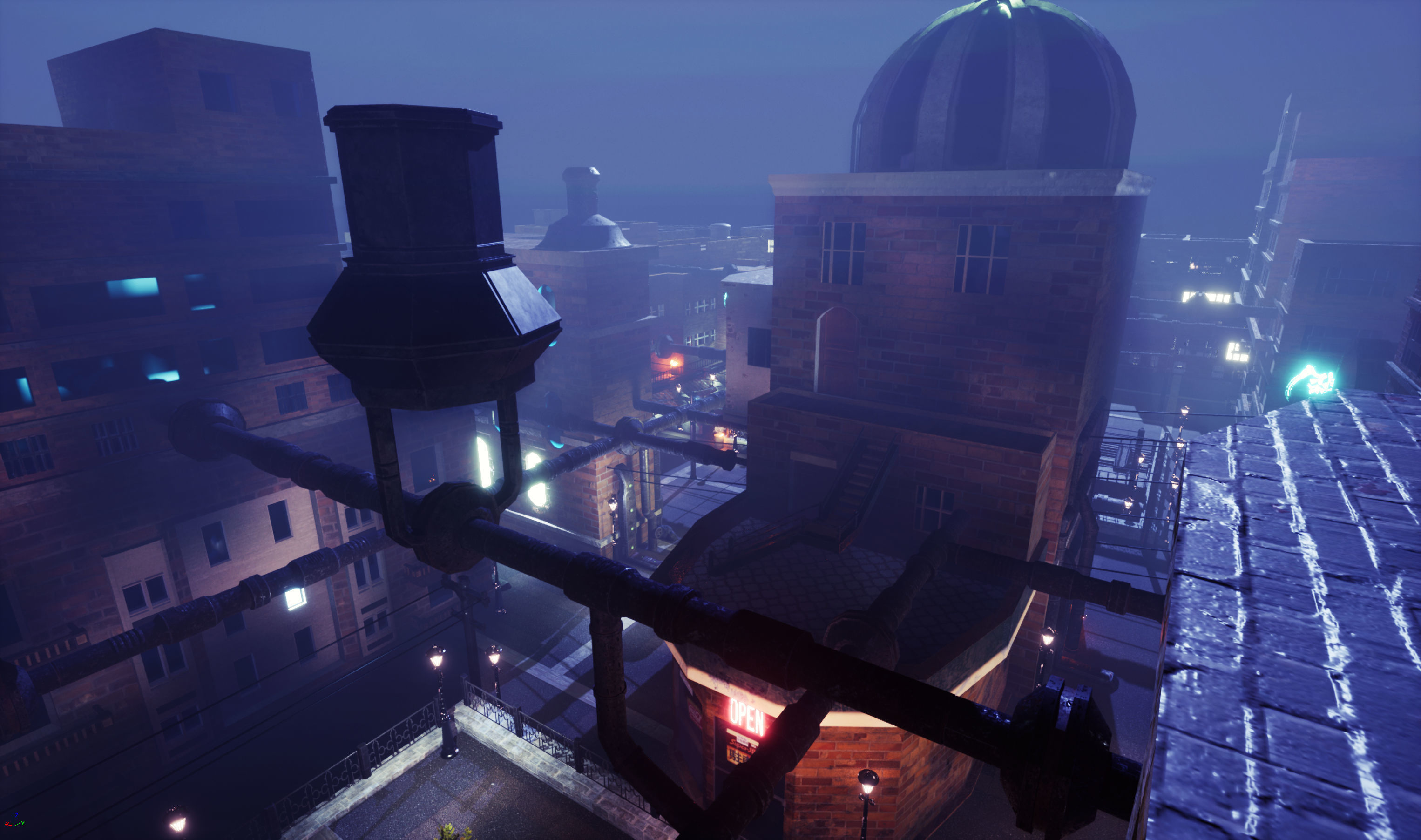 UnderCity Low-poly 3D model_5