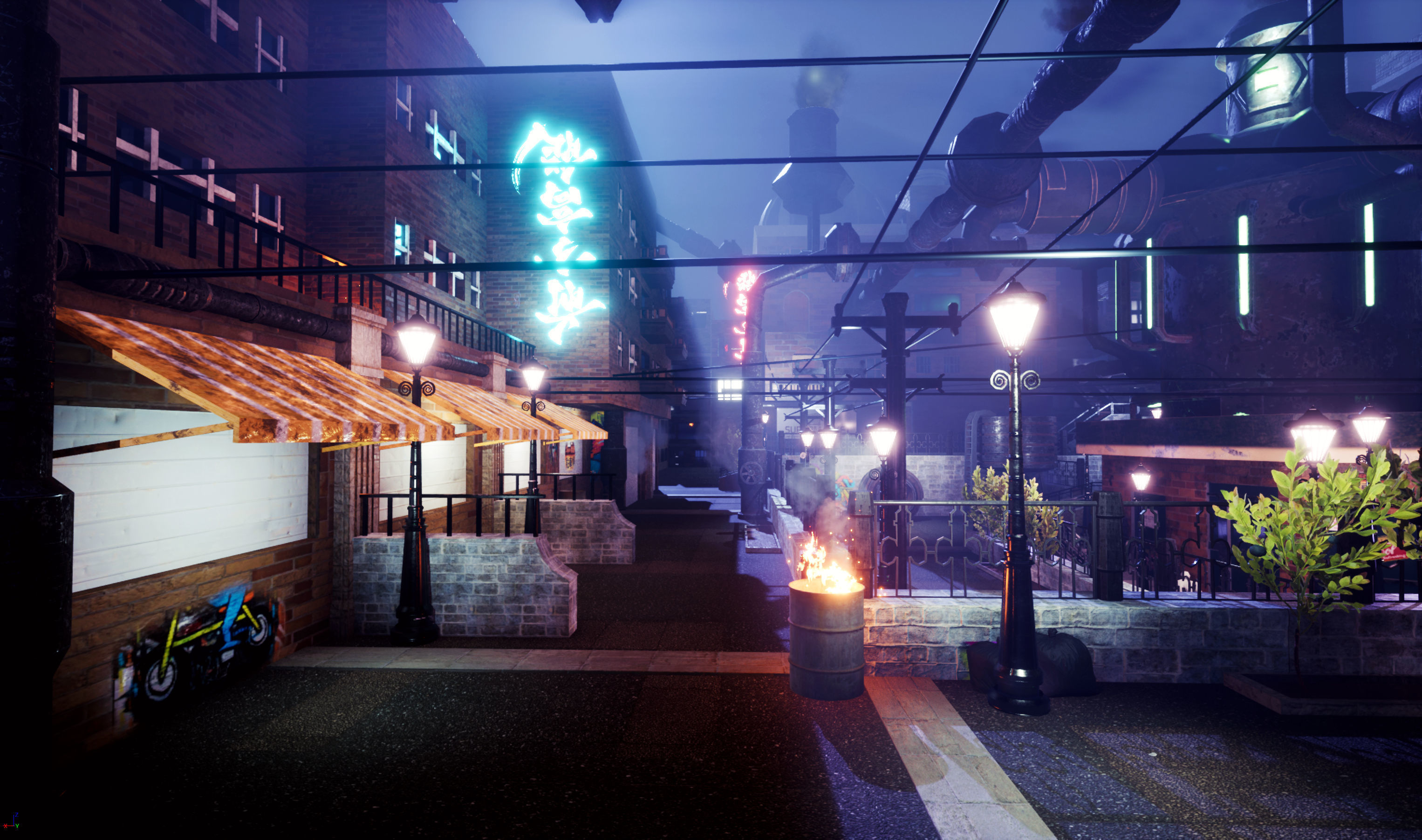 UnderCity Low-poly 3D model_3