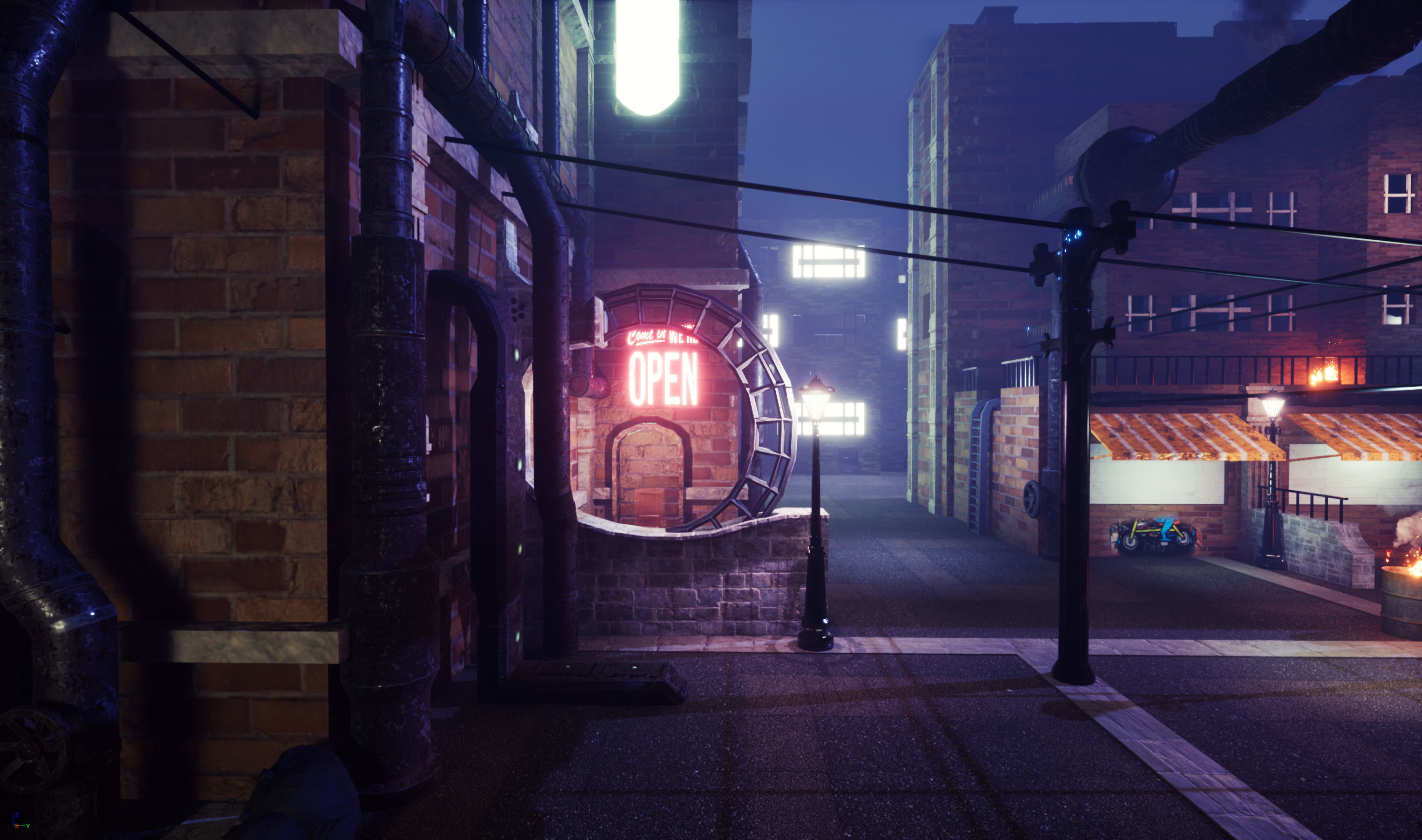 UnderCity Low-poly 3D model_6