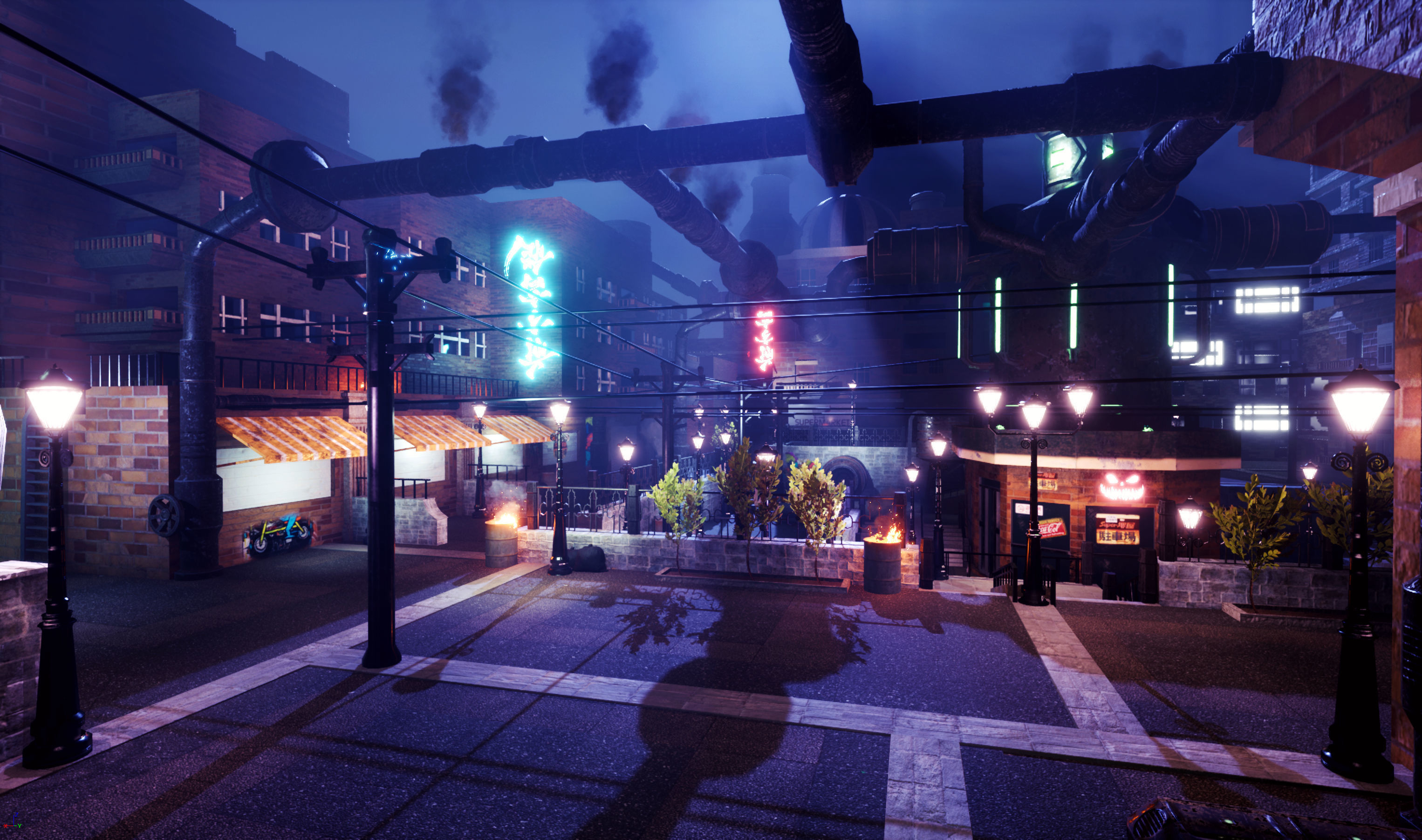 UnderCity Low-poly 3D model_7