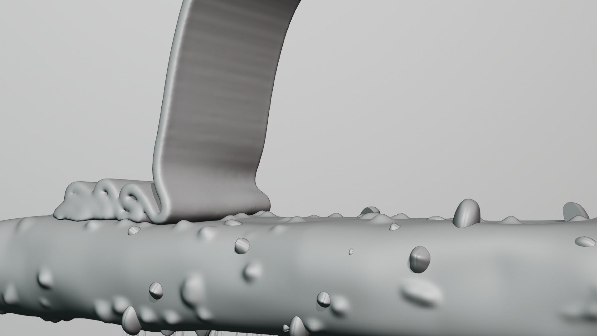 Animated Chocolate simulation 3D model_4