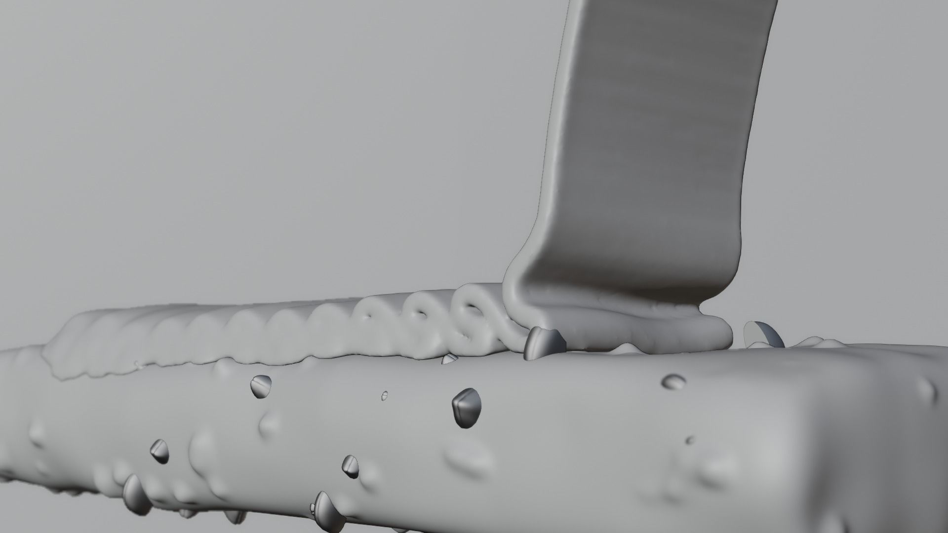 Animated Chocolate simulation 3D model_7