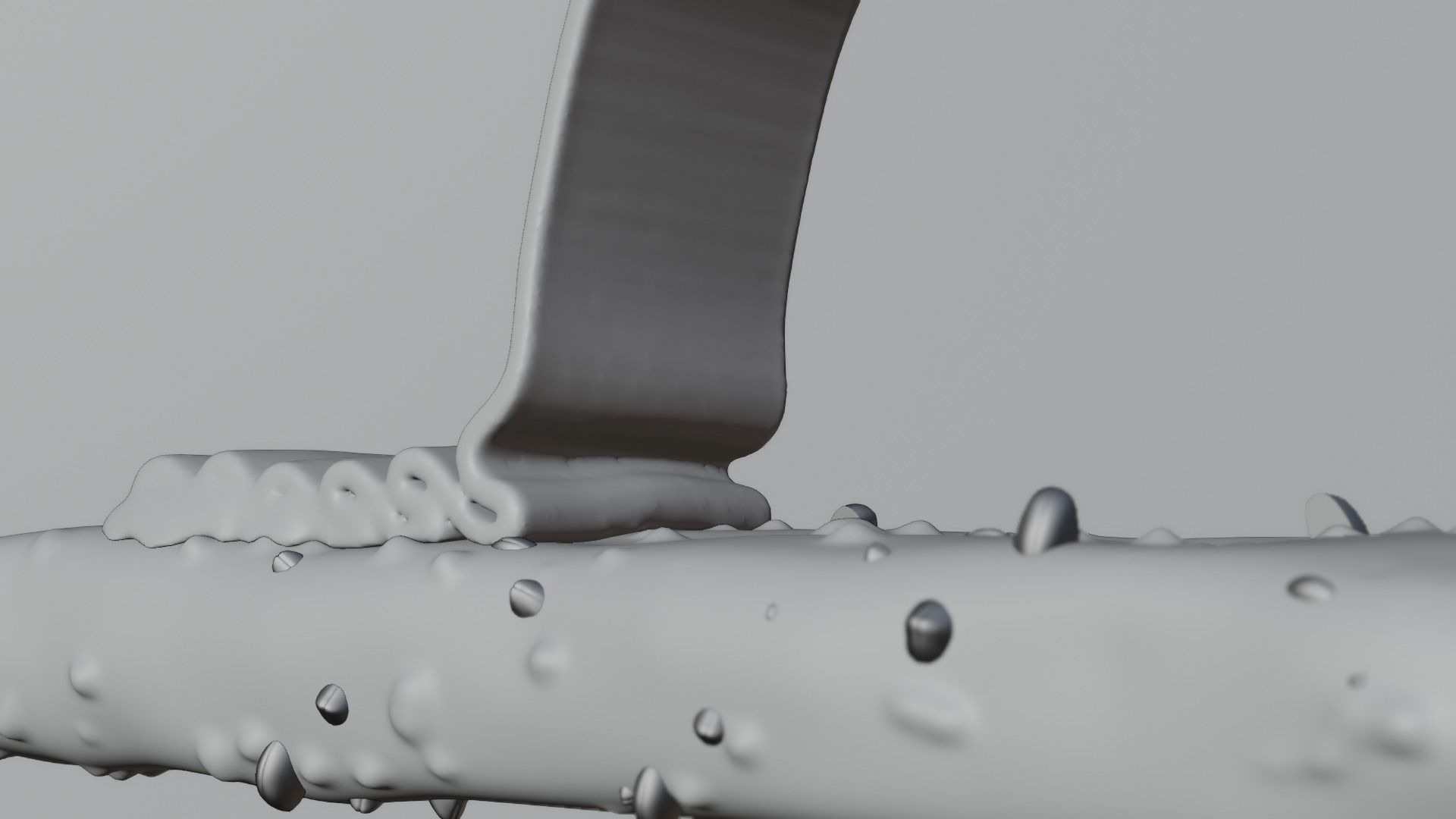 Animated Chocolate simulation 3D model_6