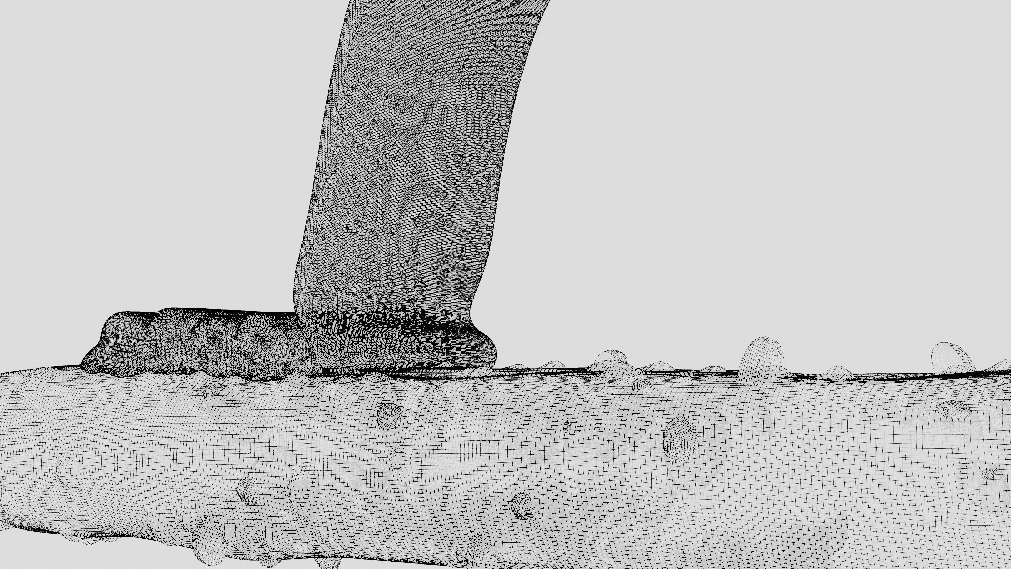 Animated Chocolate simulation 3D model_5