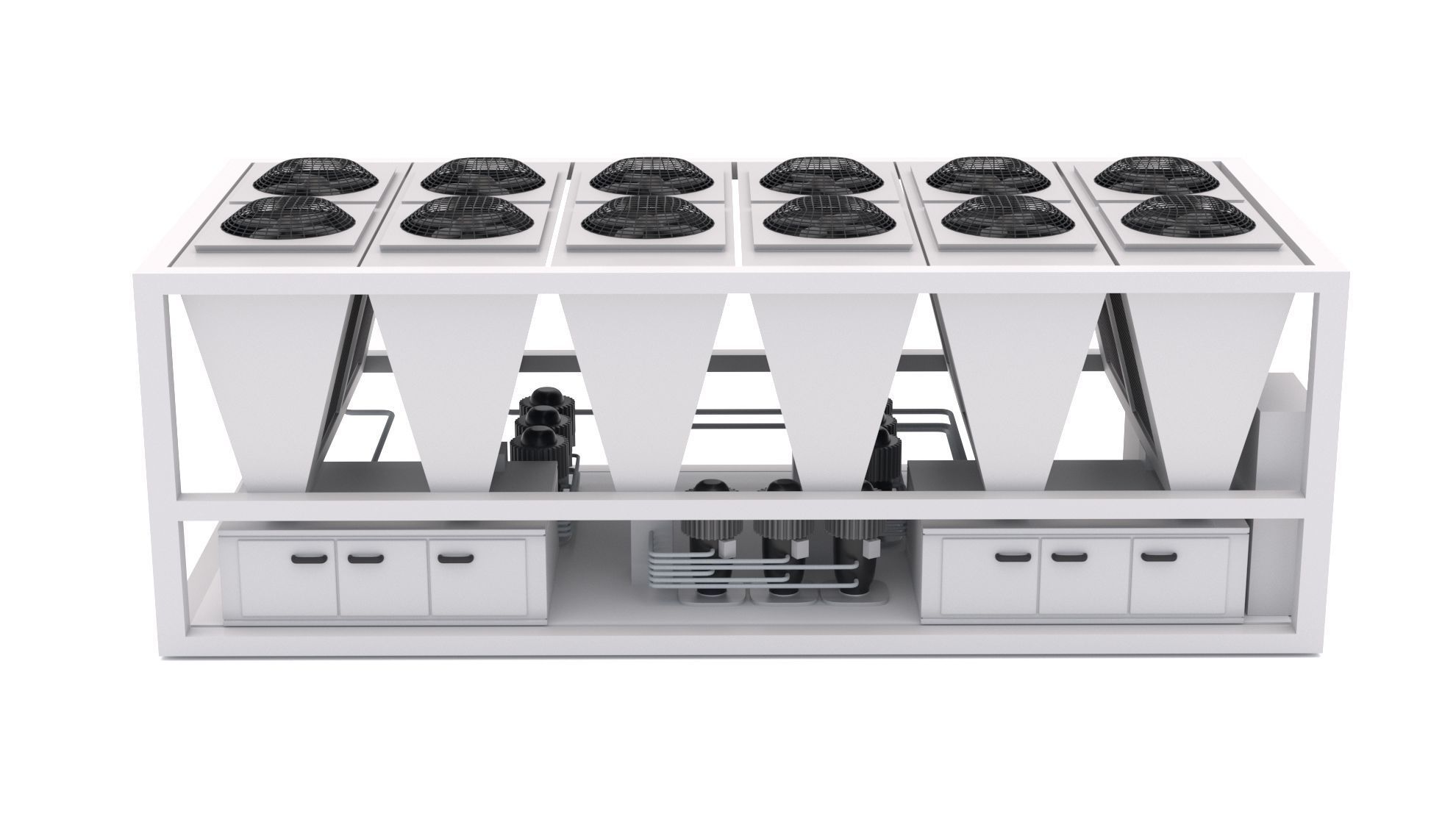 Air Conditioning Unit v2 3D model_3