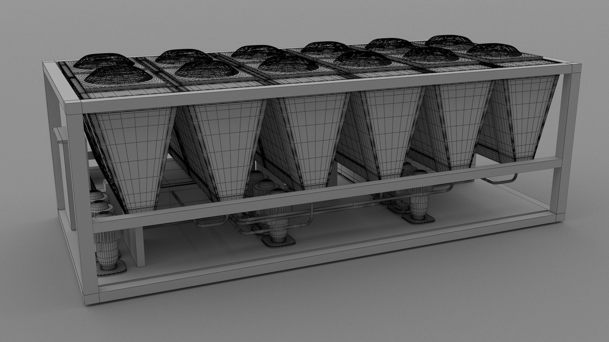 Air Conditioning Unit v2 3D model_6