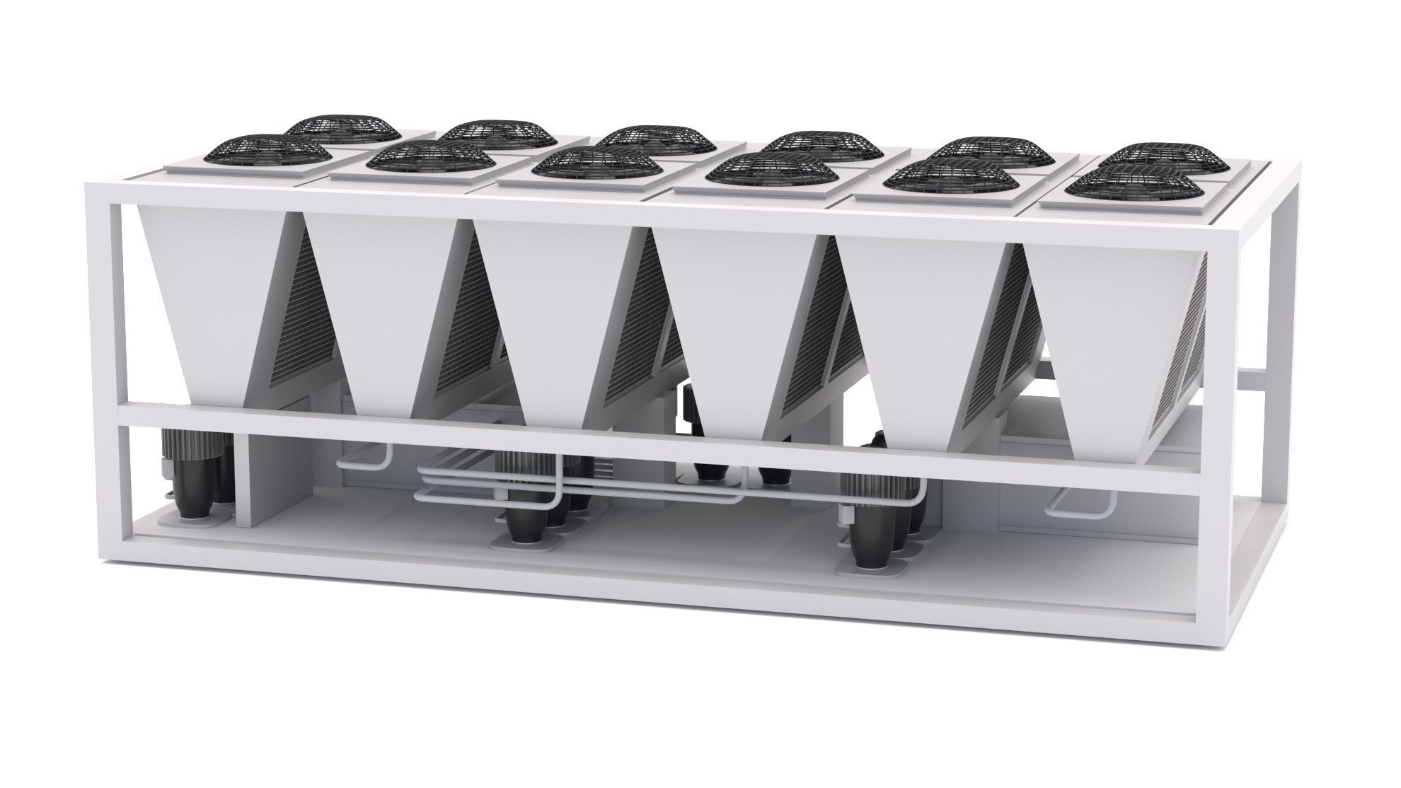 Air Conditioning Unit v2 3D model_4