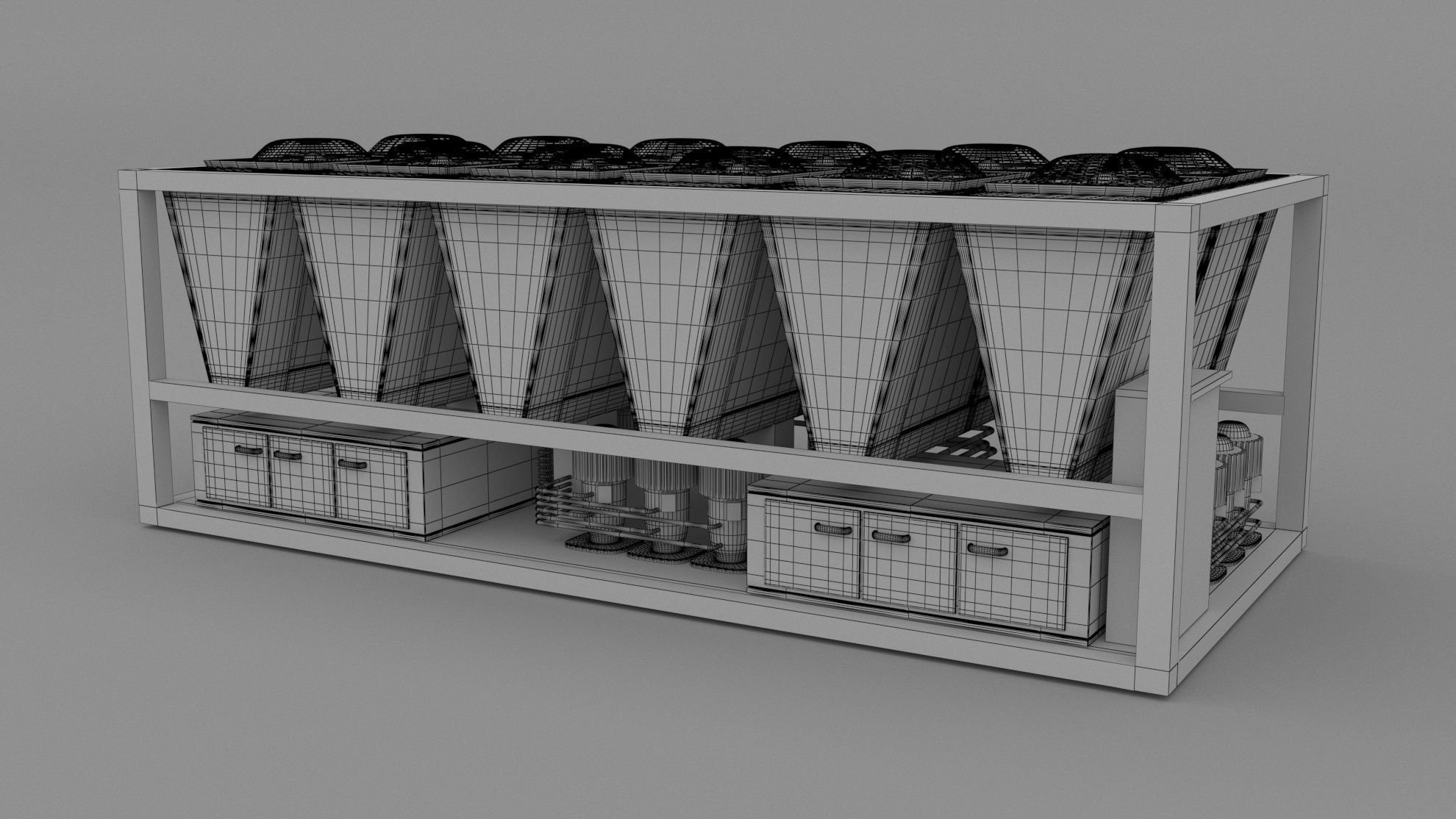 Air Conditioning Unit v2 3D model_5