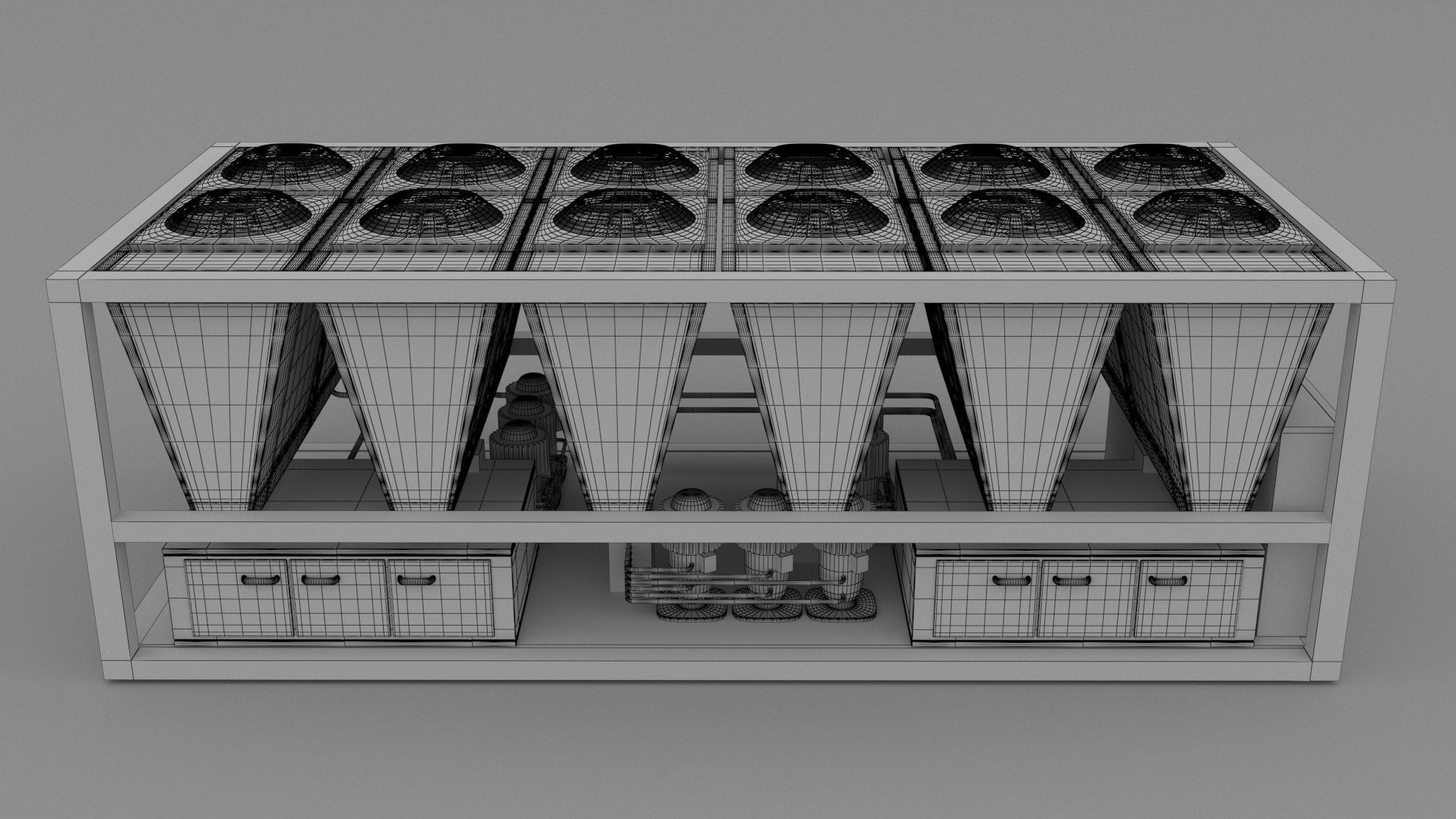 Air Conditioning Unit v2 3D model_8