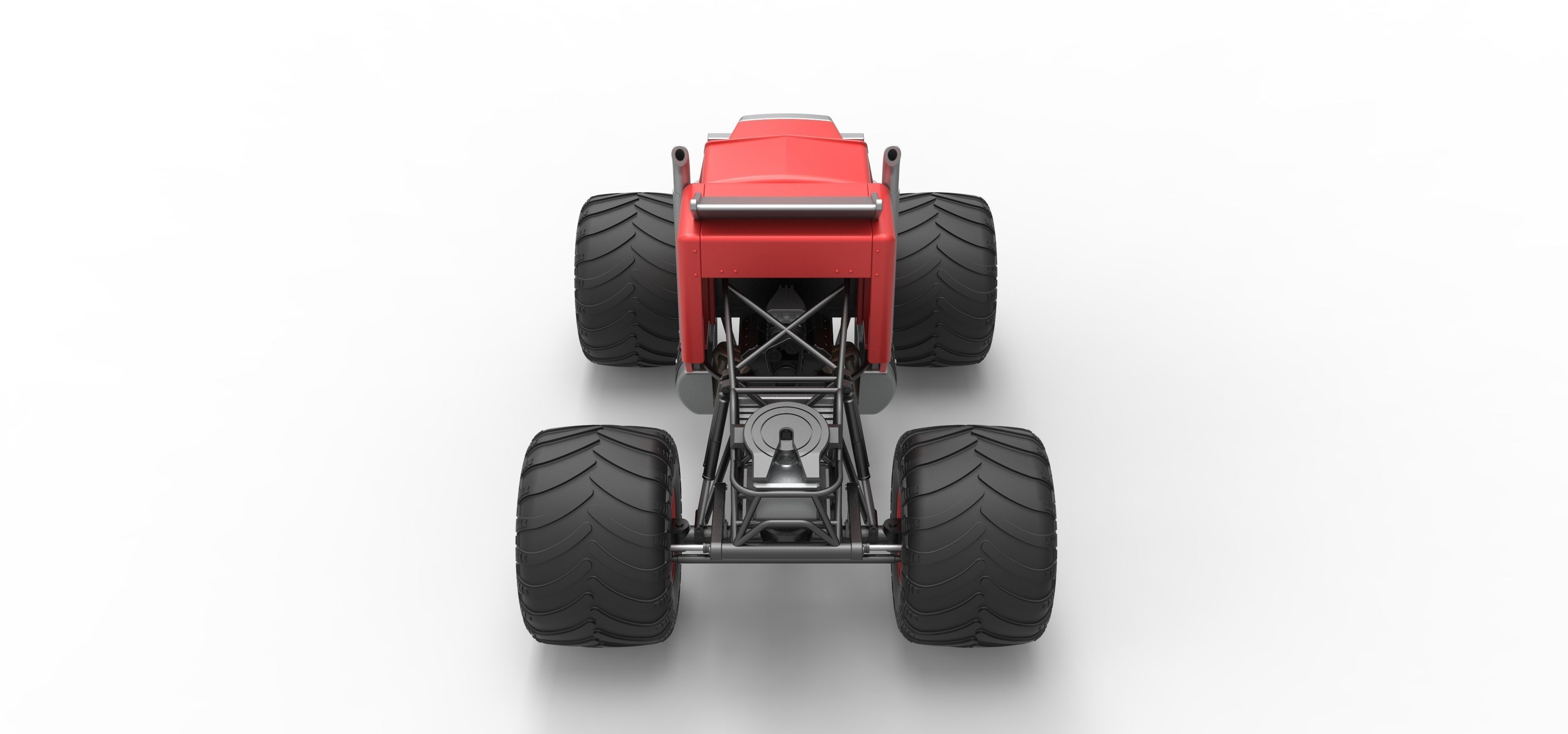 Monster Tow Truck Scale 1 to 25 3D print model_16