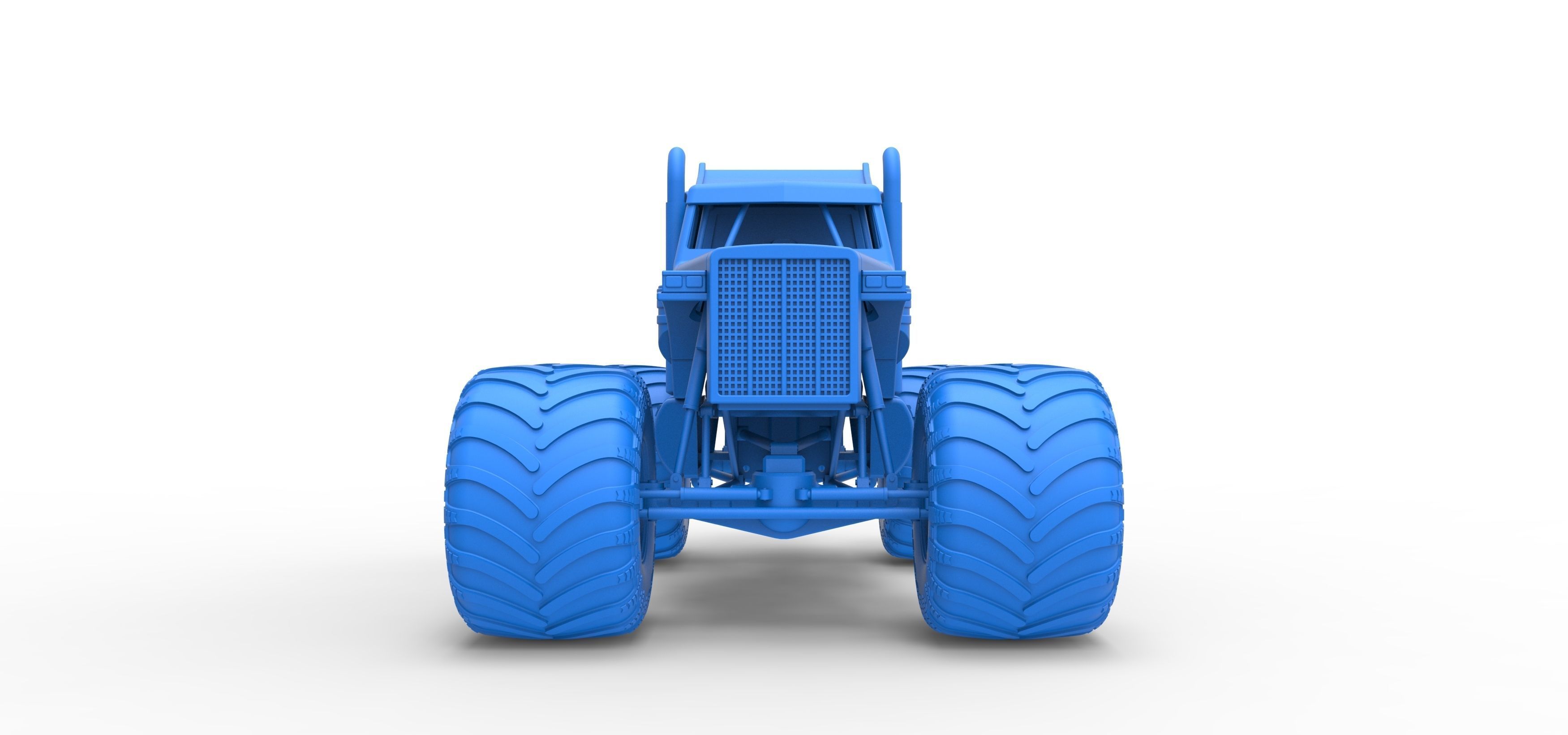 Monster Tow Truck Scale 1 to 25 3D print model_22