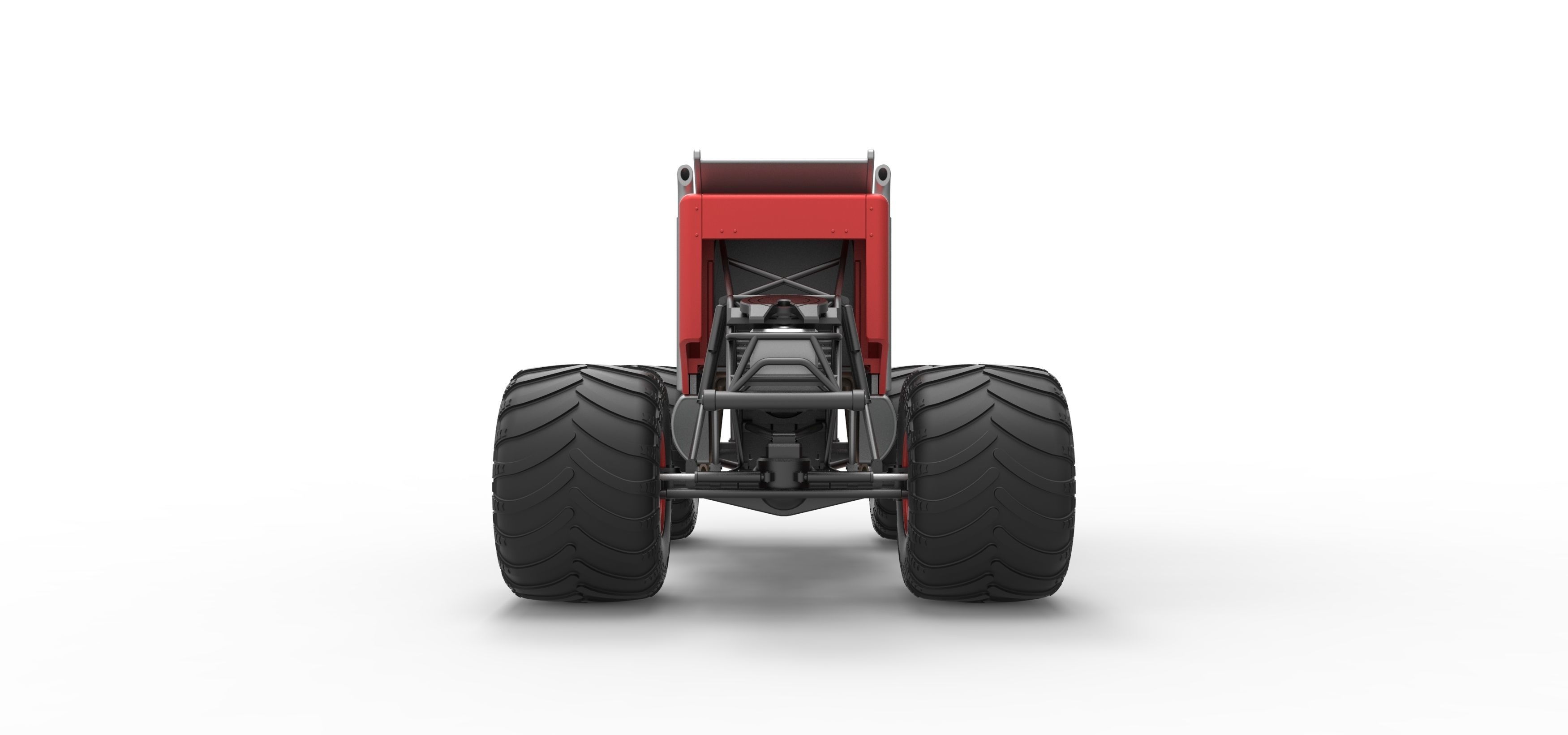 Monster Tow Truck Scale 1 to 25 3D print model_15