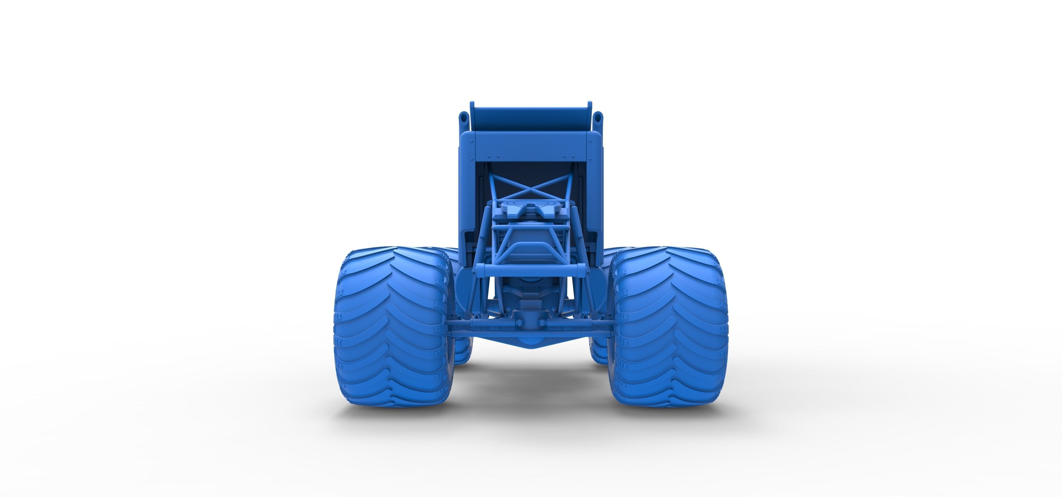 Monster Tow Truck Scale 1 to 25 3D print model_31