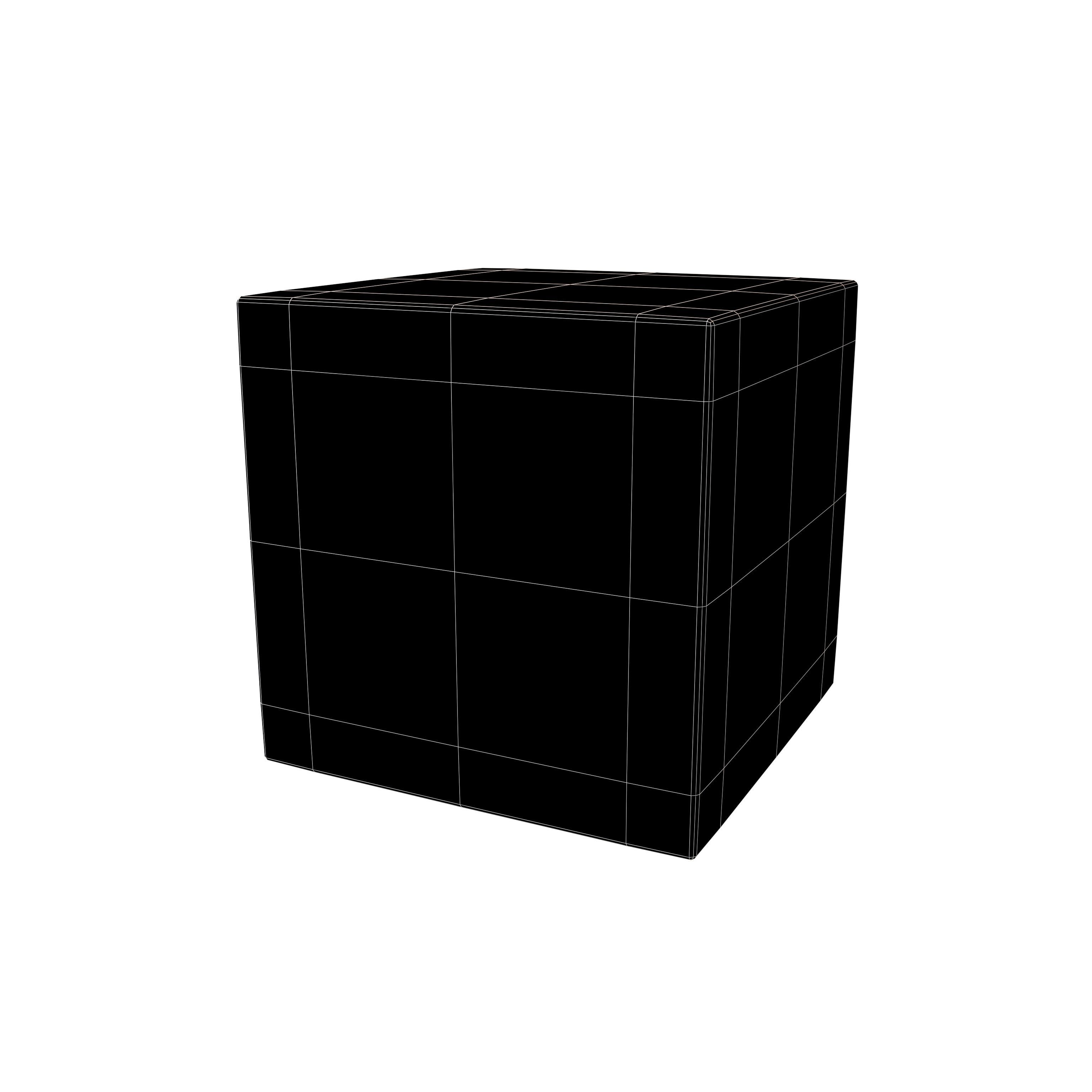 Tensor 3d Type V1 002 Low-poly 3D model_4