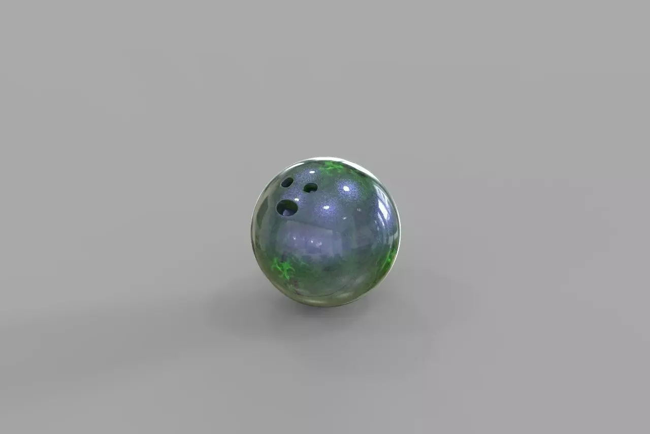 bowling ball 3D model
