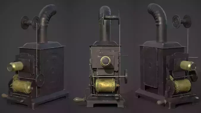 Old Projector 3D model