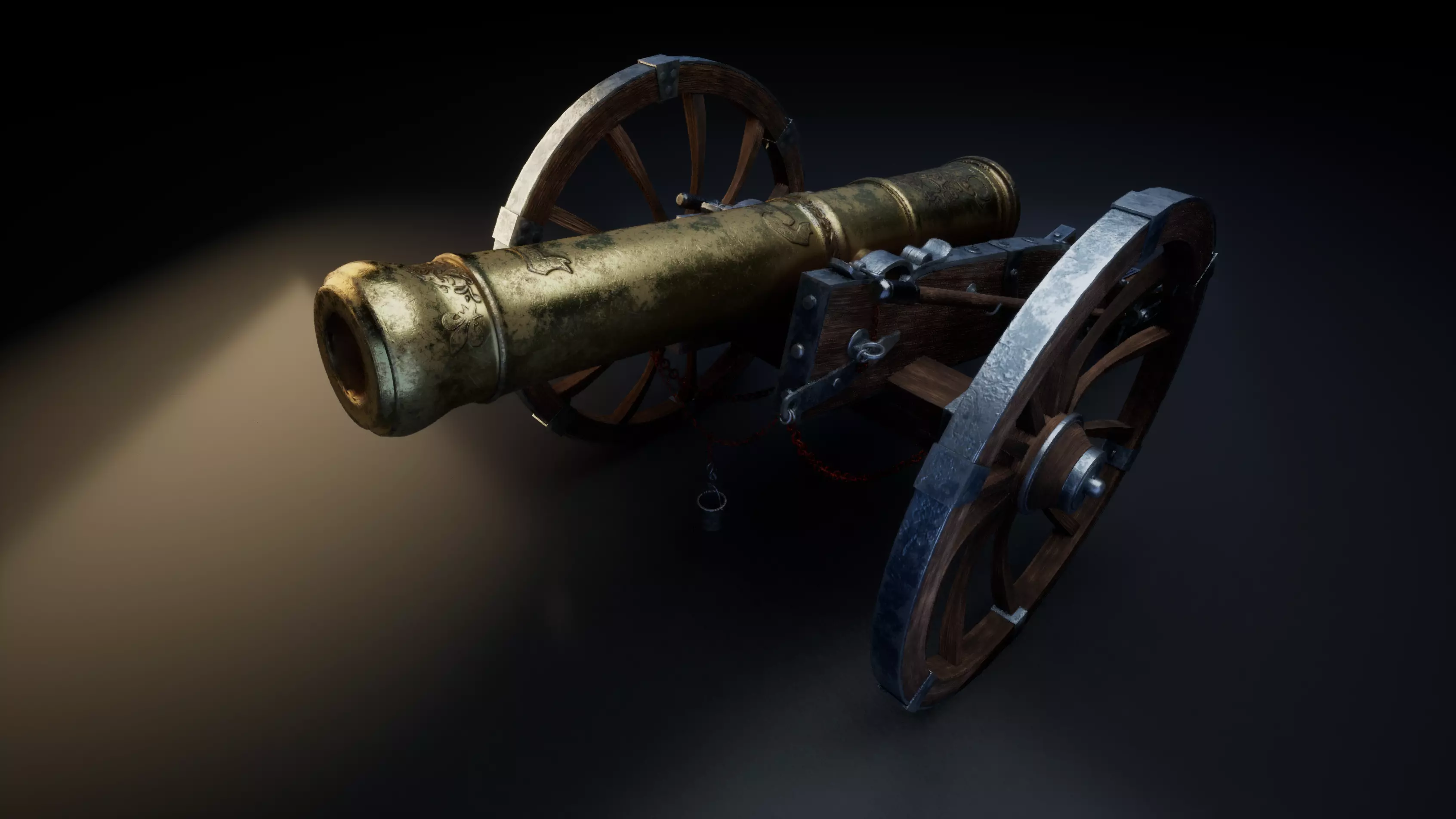 Canon Louis XIV 3D model_0